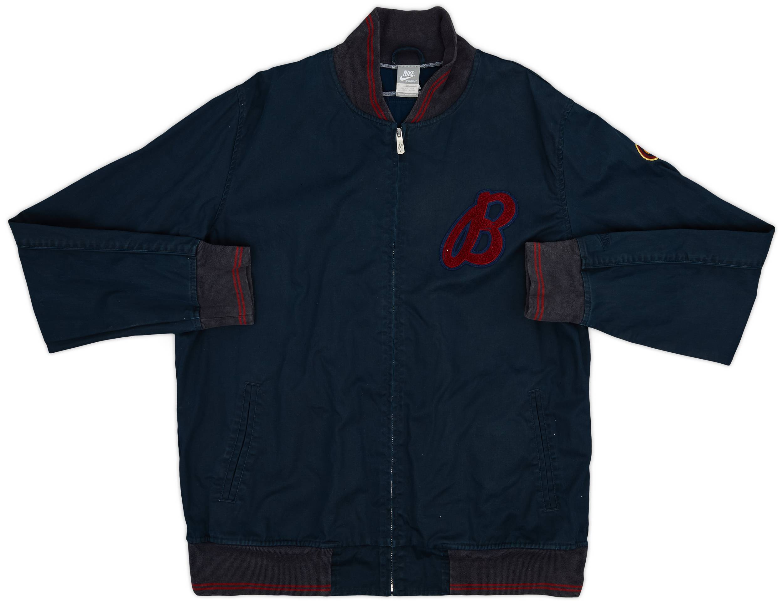 2012-13 Barcelona Nike Retro Bomber Jacket - 7/10 - (XL)