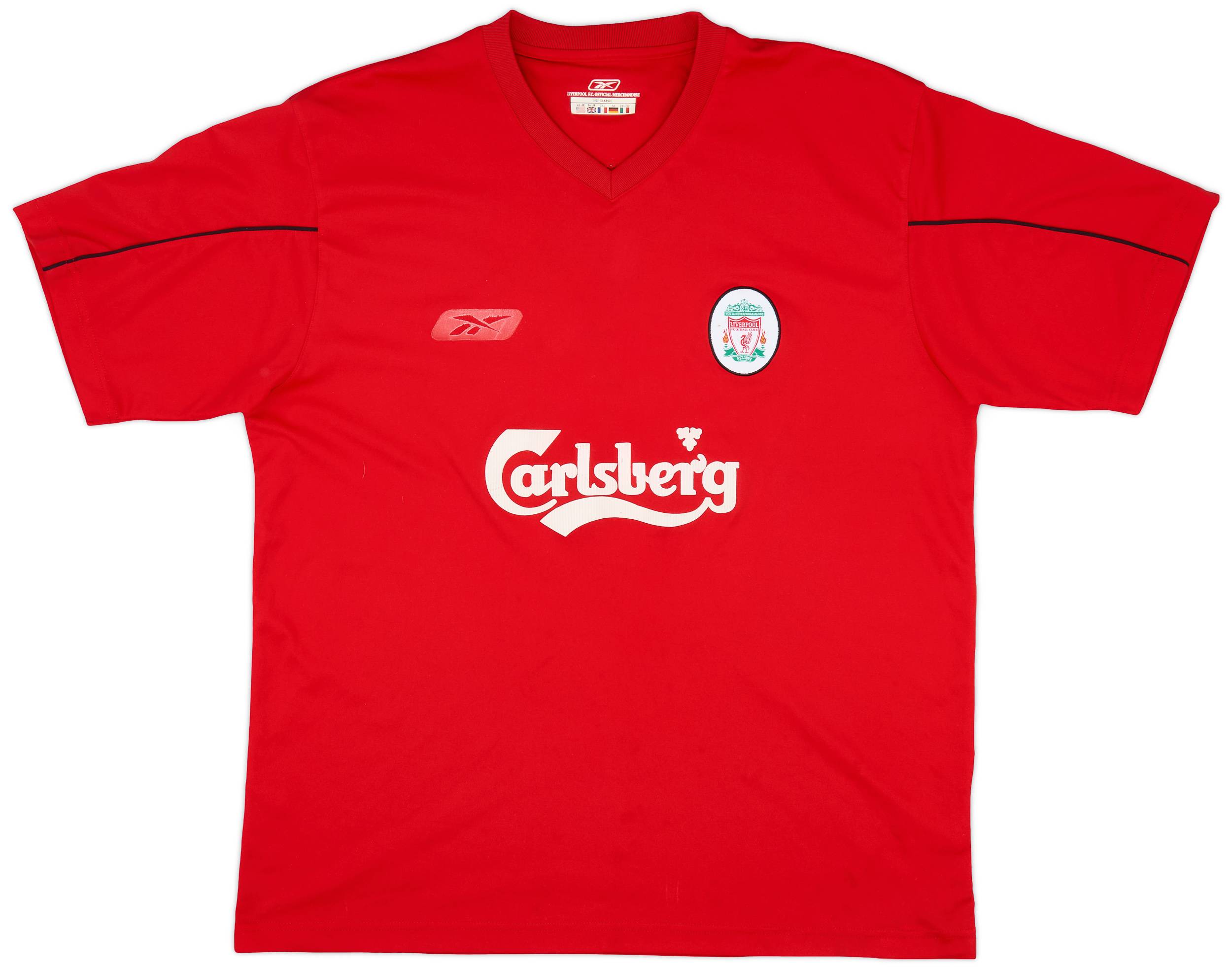2002-03 Liverpool Reebok Training Shirt - 4/10 - (XL)