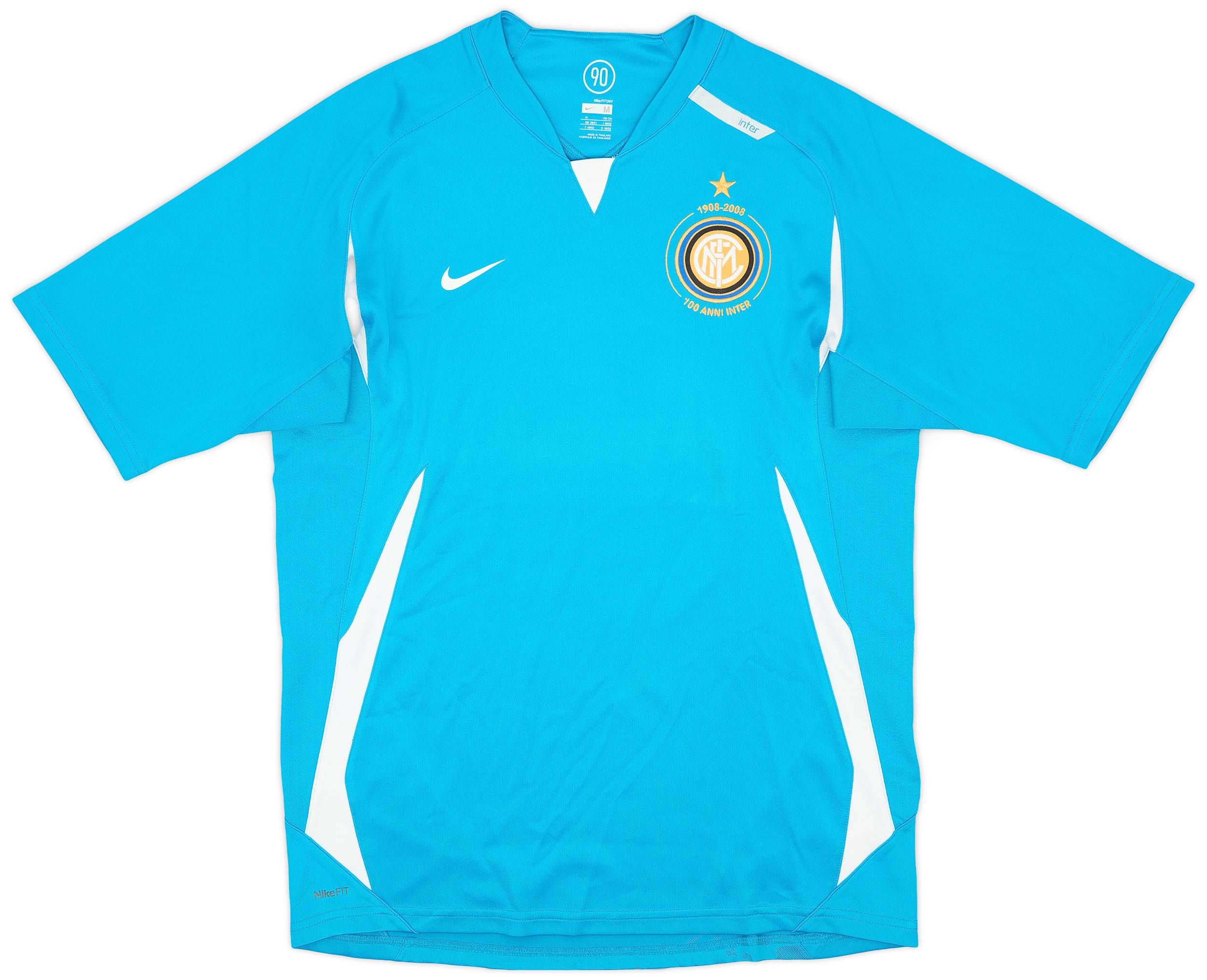 2007-08 Inter Milan Nike Anniversary Training Shirt - 9/10 - (M)