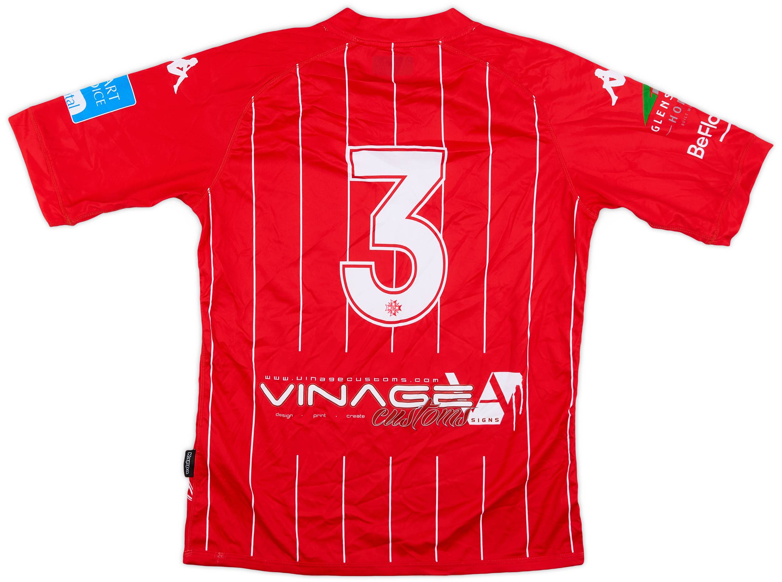 2019-20 George Cross FC Home Shirt #3 - 9/10 - (S)