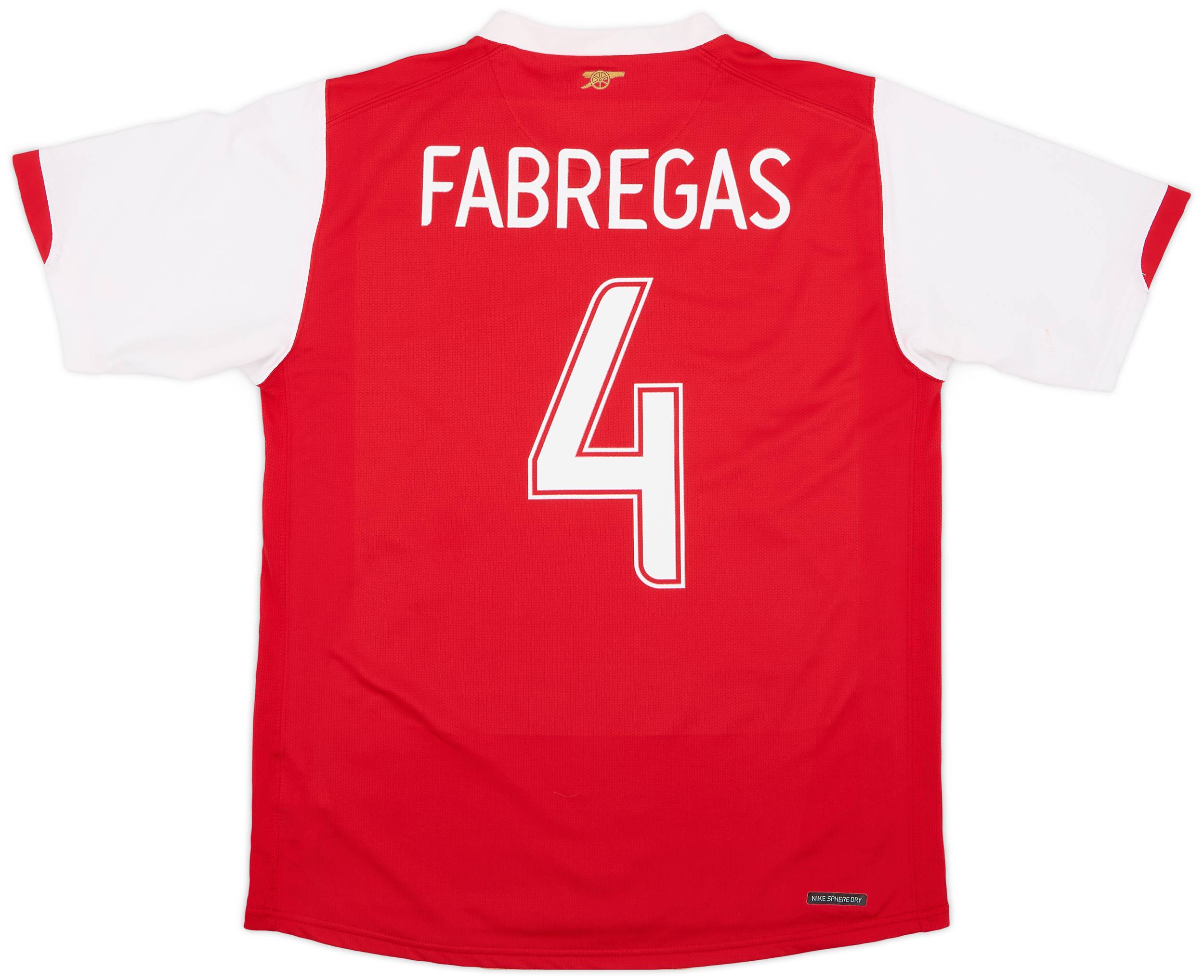 2008-10 Arsenal Home Shirt Fabregas #4 - 7/10 - (S)