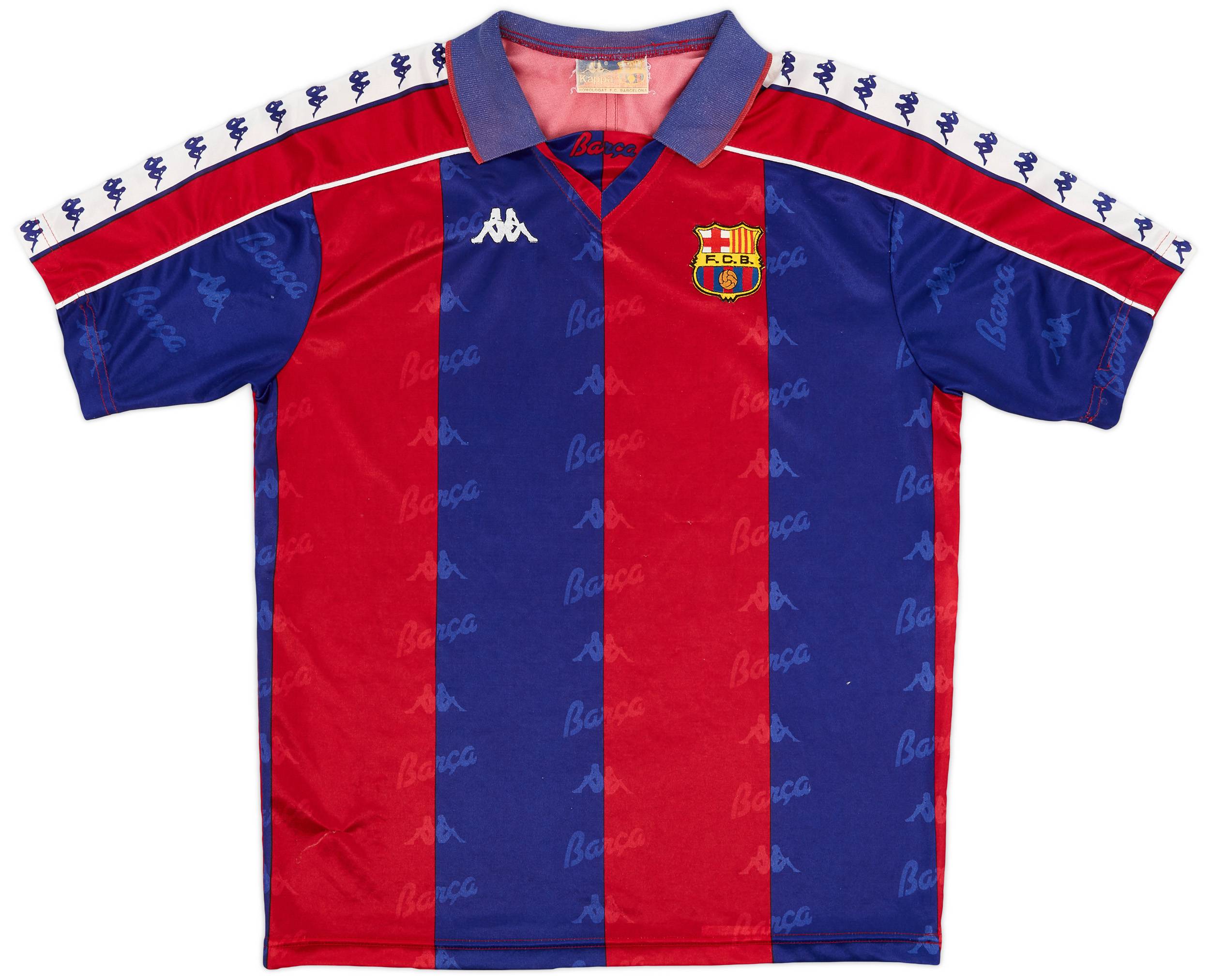 1992-95 Barcelona Home Shirt - 7/10 - (L)