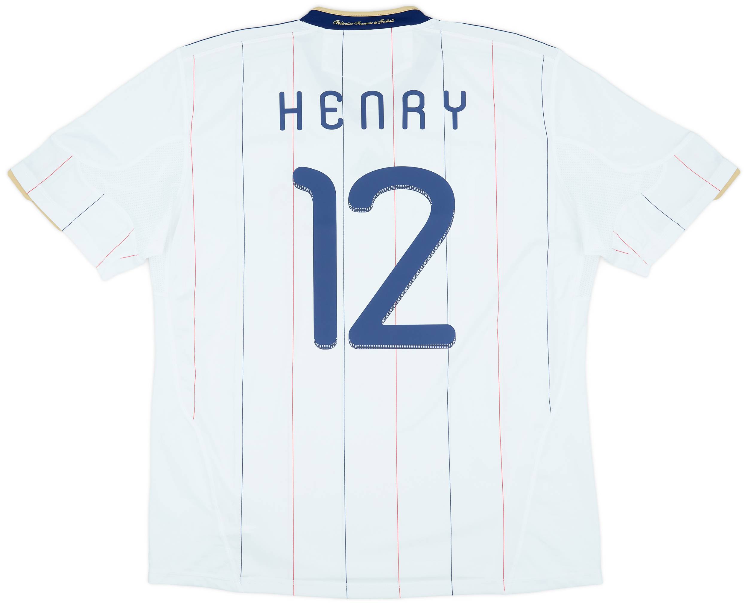 2009-10 France Away Shirt Henry #12 - 9/10 - (XL)
