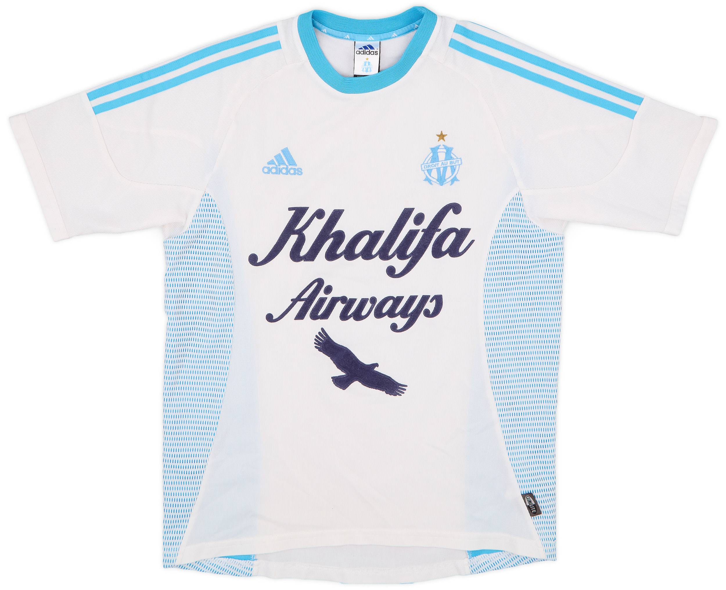 2002-03 Olympique Marseille Home Shirt - 6/10 - (S)