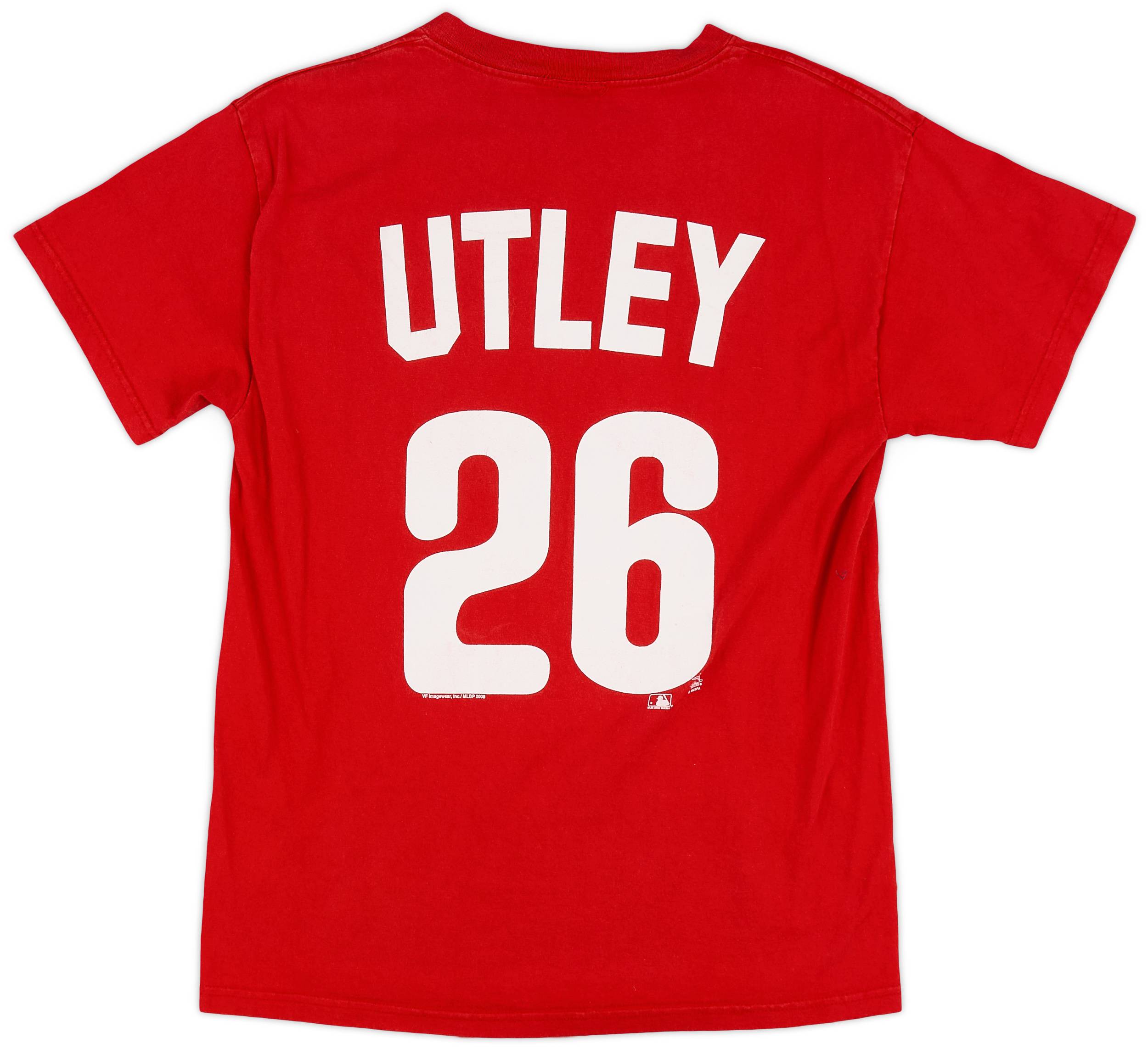 2008 Philadelphia Phillies Utley #26 MLB Tee - 5/10 - (M)