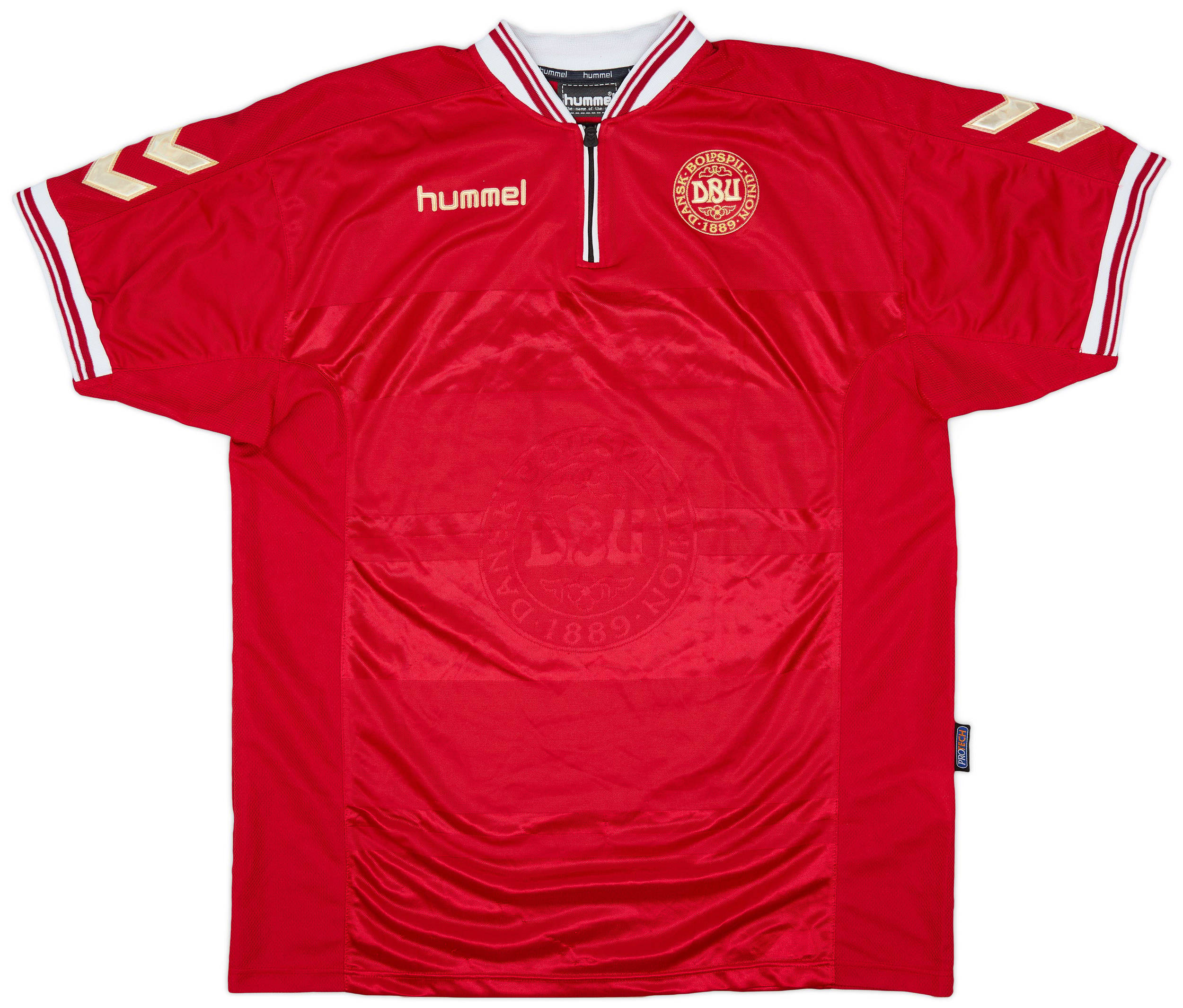 2000-02 Denmark Home Shirt - 6/10 - (XXL)