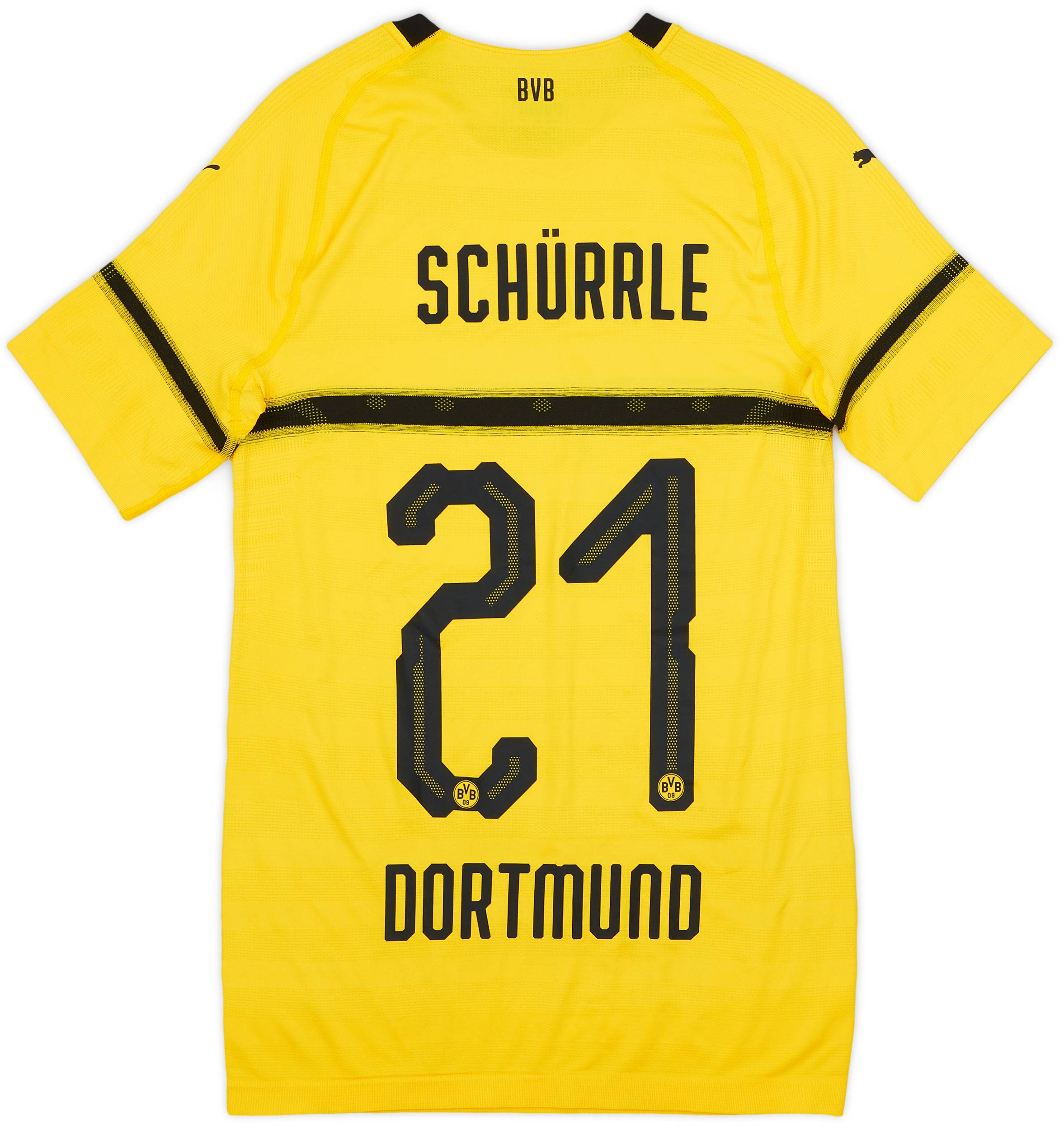 2018-19 Borussia Dortmund Player Issue European Home Shirt Schurrle #21 - 10/10 - (XL)