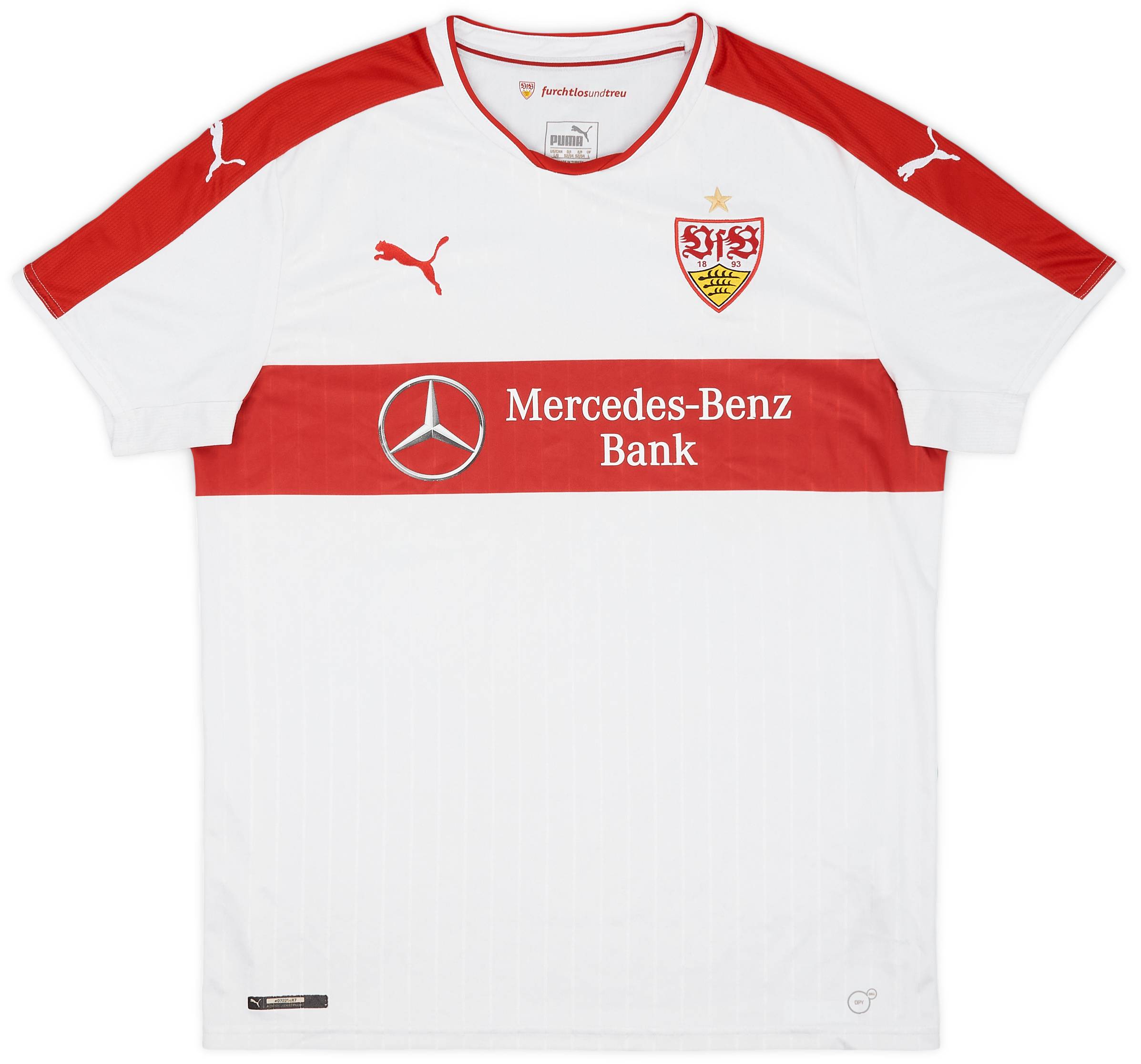 2016-17 Stuttgart Home Shirt - 8/10 - (L)