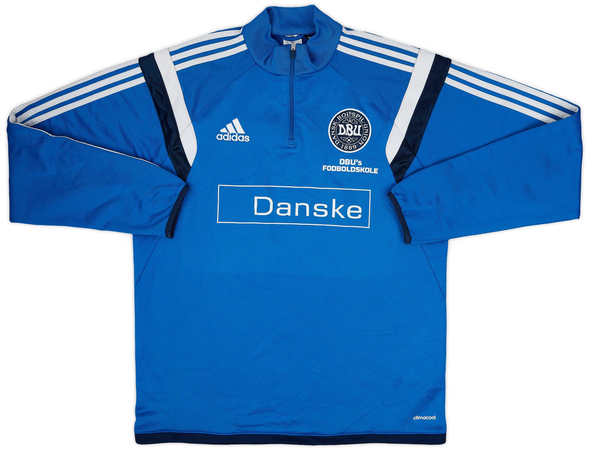 2013-14 Denmark adidas 1/4 Zip Drill Top - 6/10 - (L)