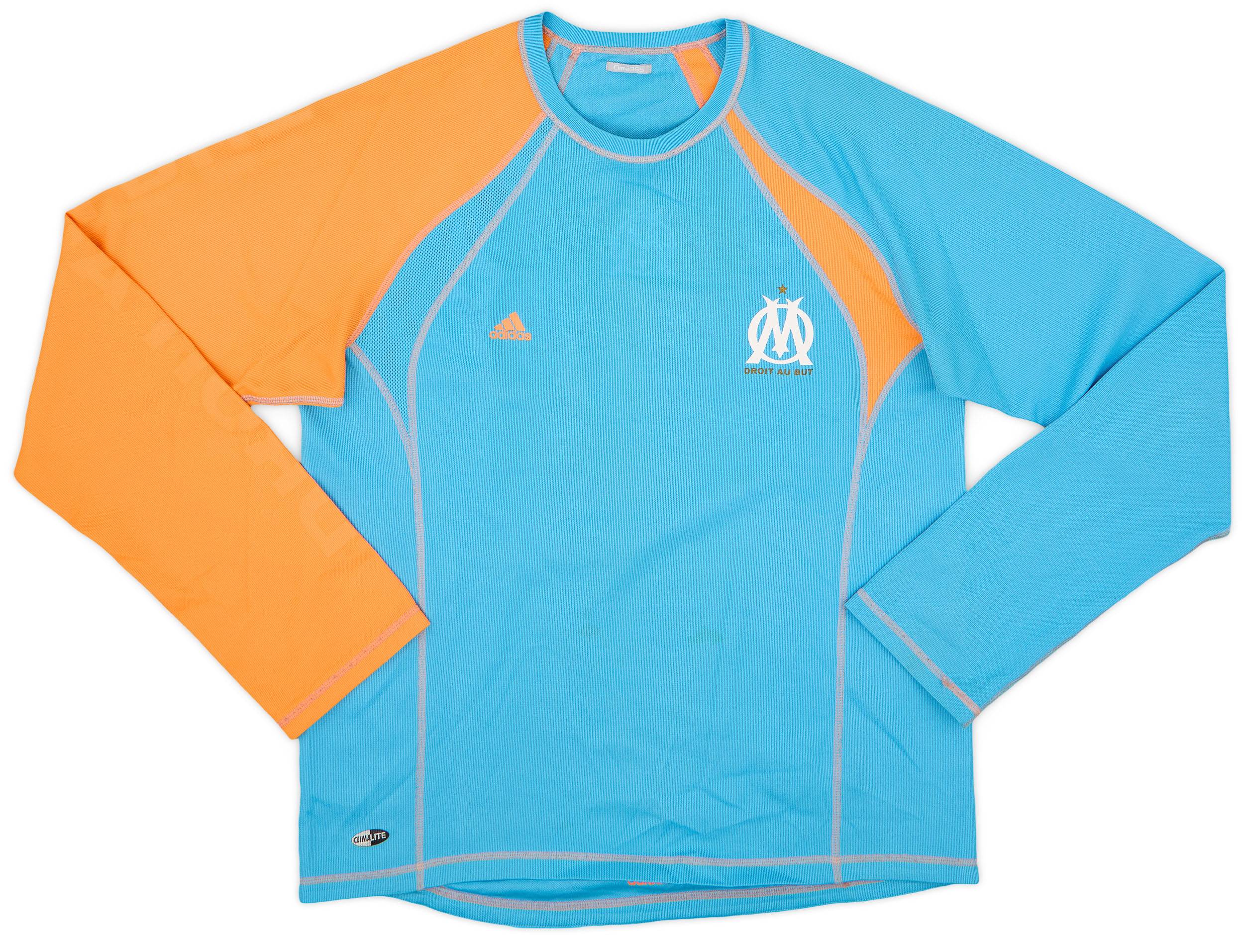 2007-08 Marseille adidas Training L/S Shirt - 7/10 - (L)