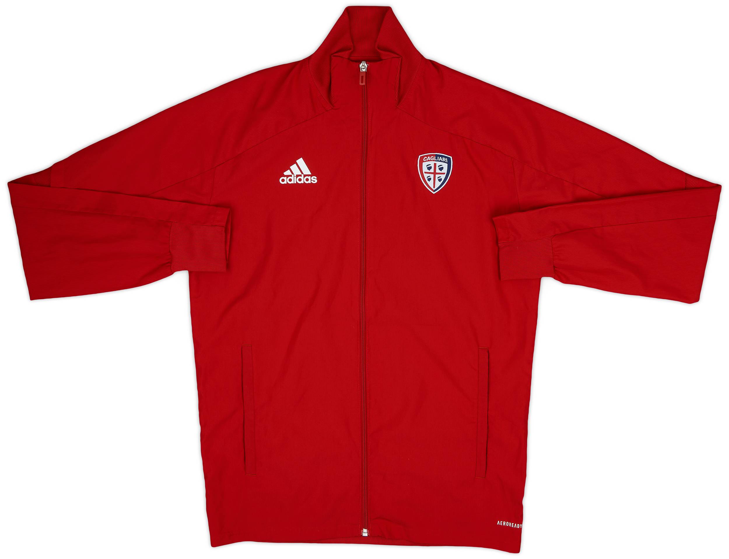 2020-21 Cagliari adidas Training Jacket - 9/10 - (S)