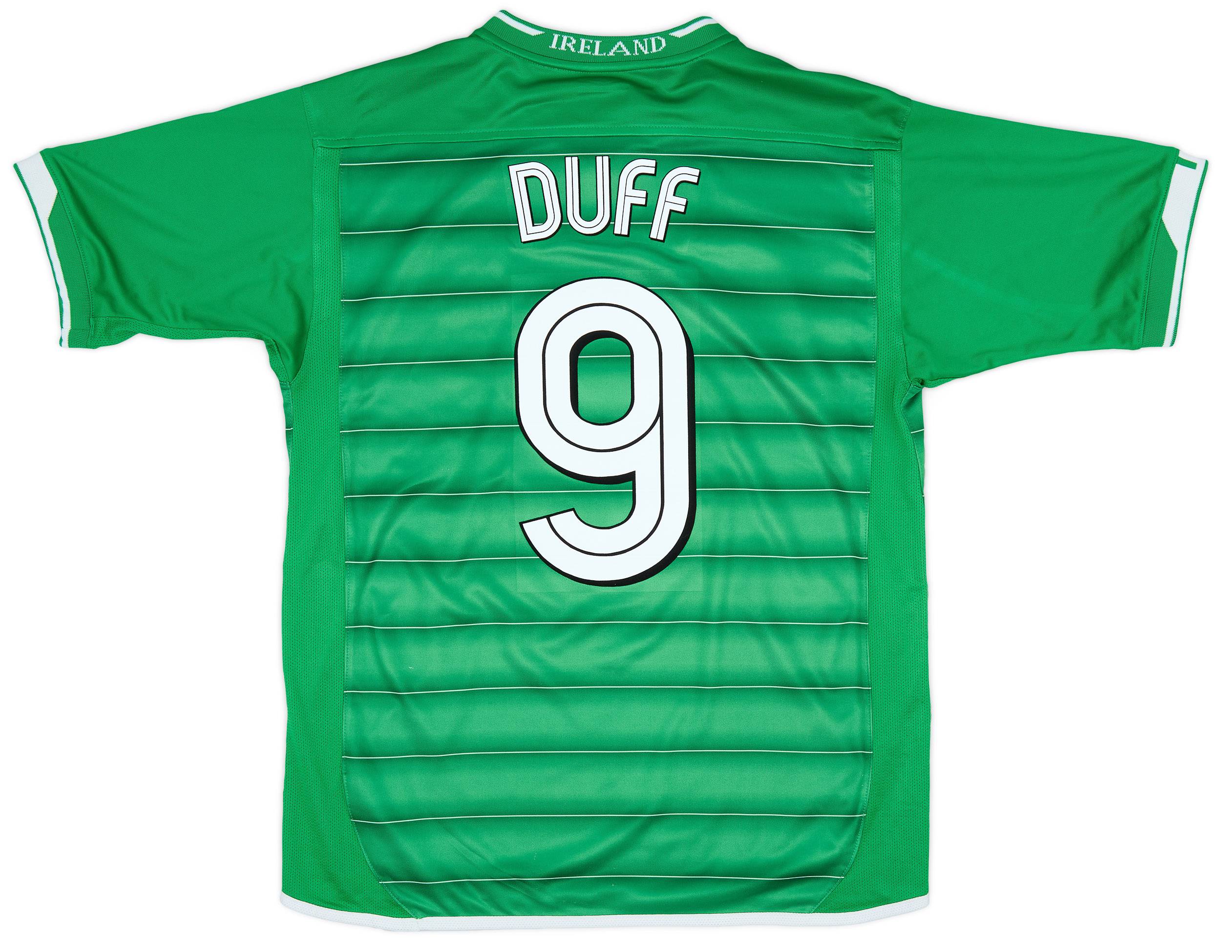 2003-04 Ireland Home Shirt Duff #9 - 8/10 - (M)