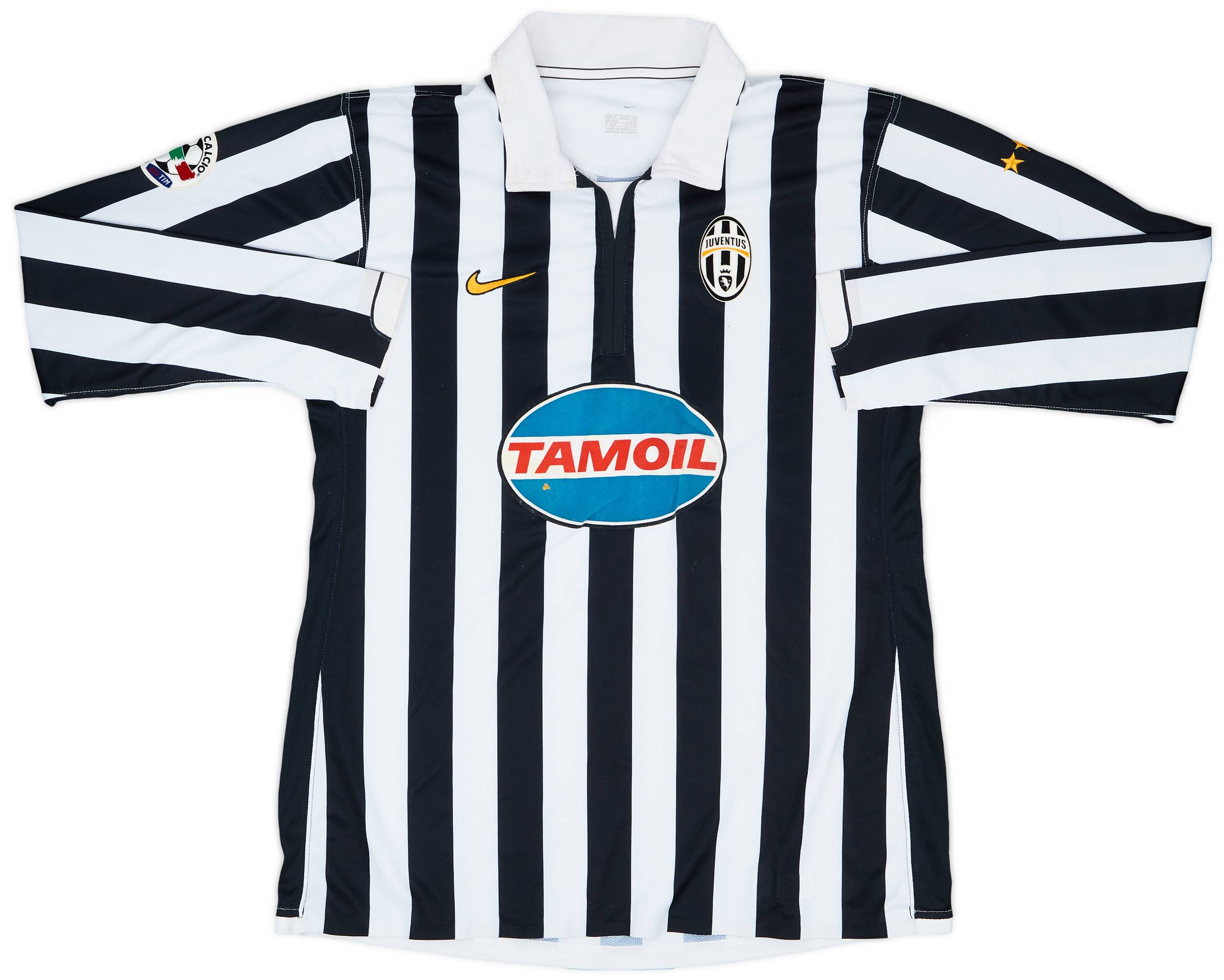2006-07 Juventus Match Issue Signed Home L/S Shirt Trezeguet #17