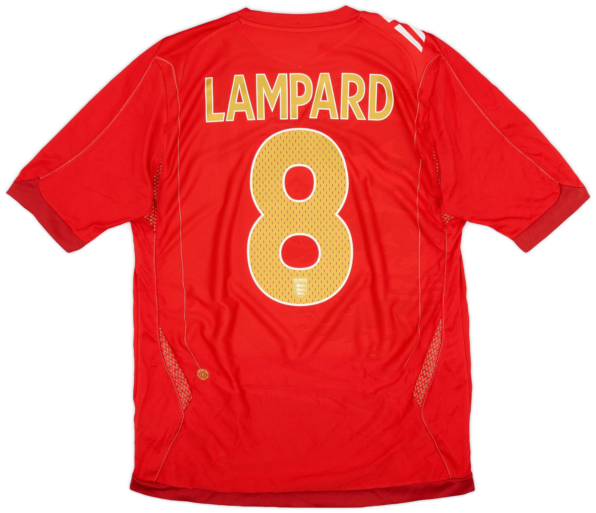 2006-08 England Away Shirt Lampard #8 - 6/10 - (M)