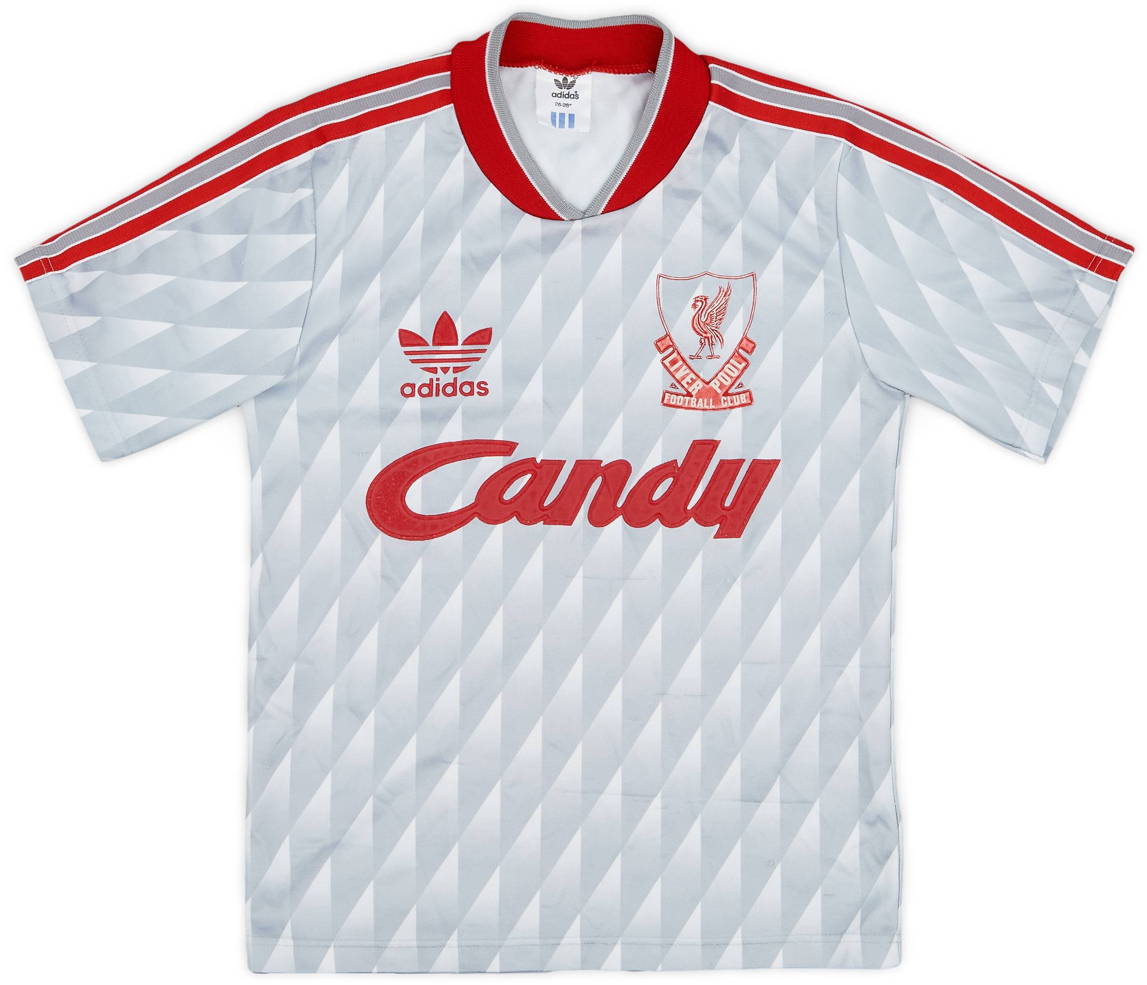 1989-91 Liverpool Away Shirt - 5/10 - (S.Boys)