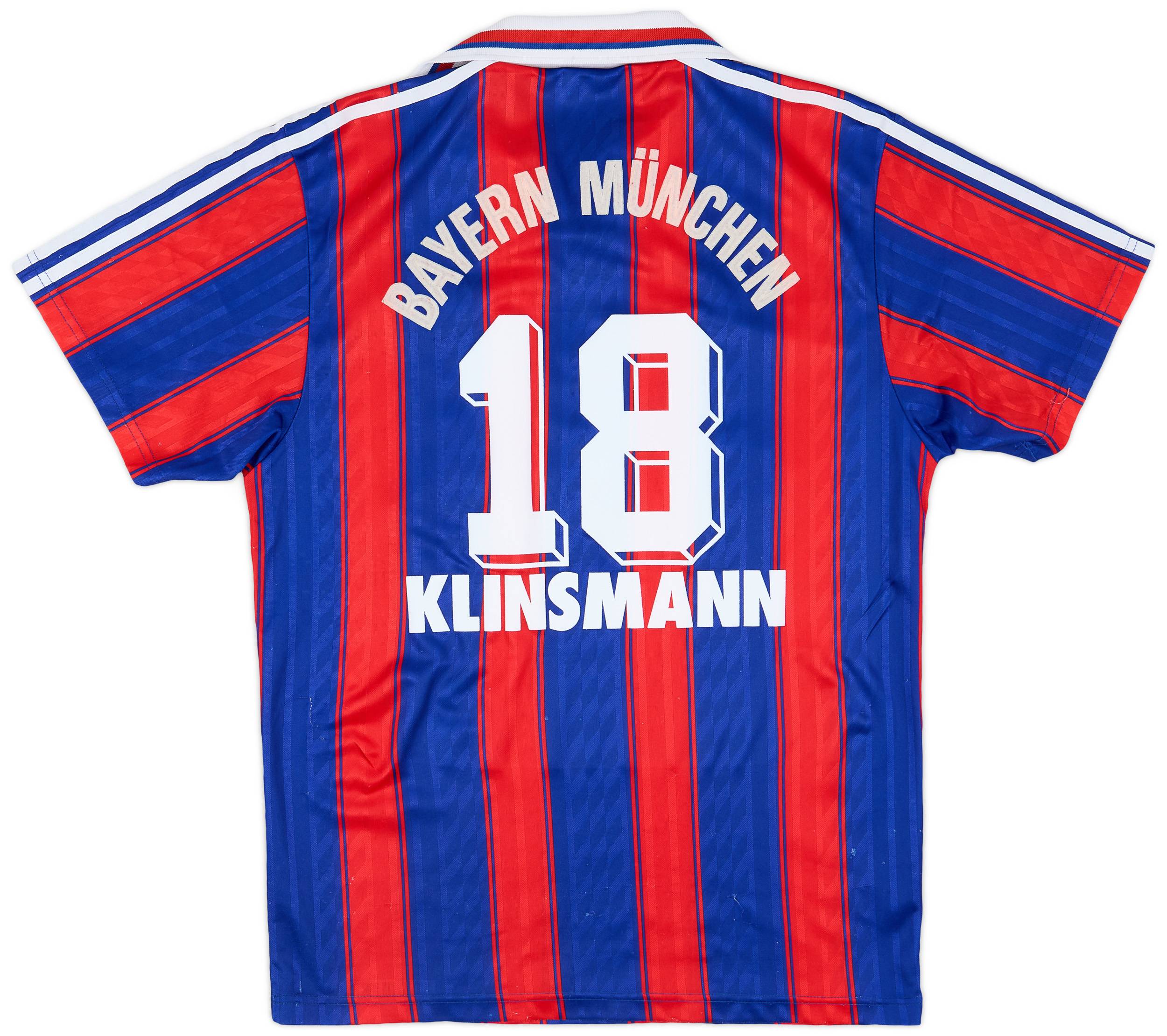1995-97 Bayern Munich Home Shirt Klinsmann #18 - 5/10 - (S)