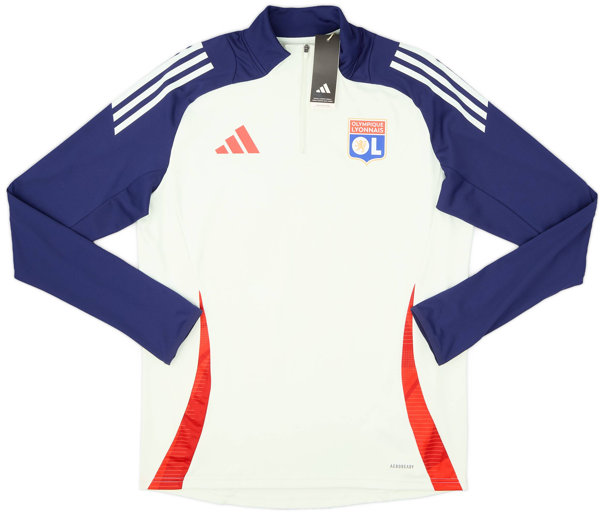 2024-25 Lyon adidas 1/4 Zip Training Top