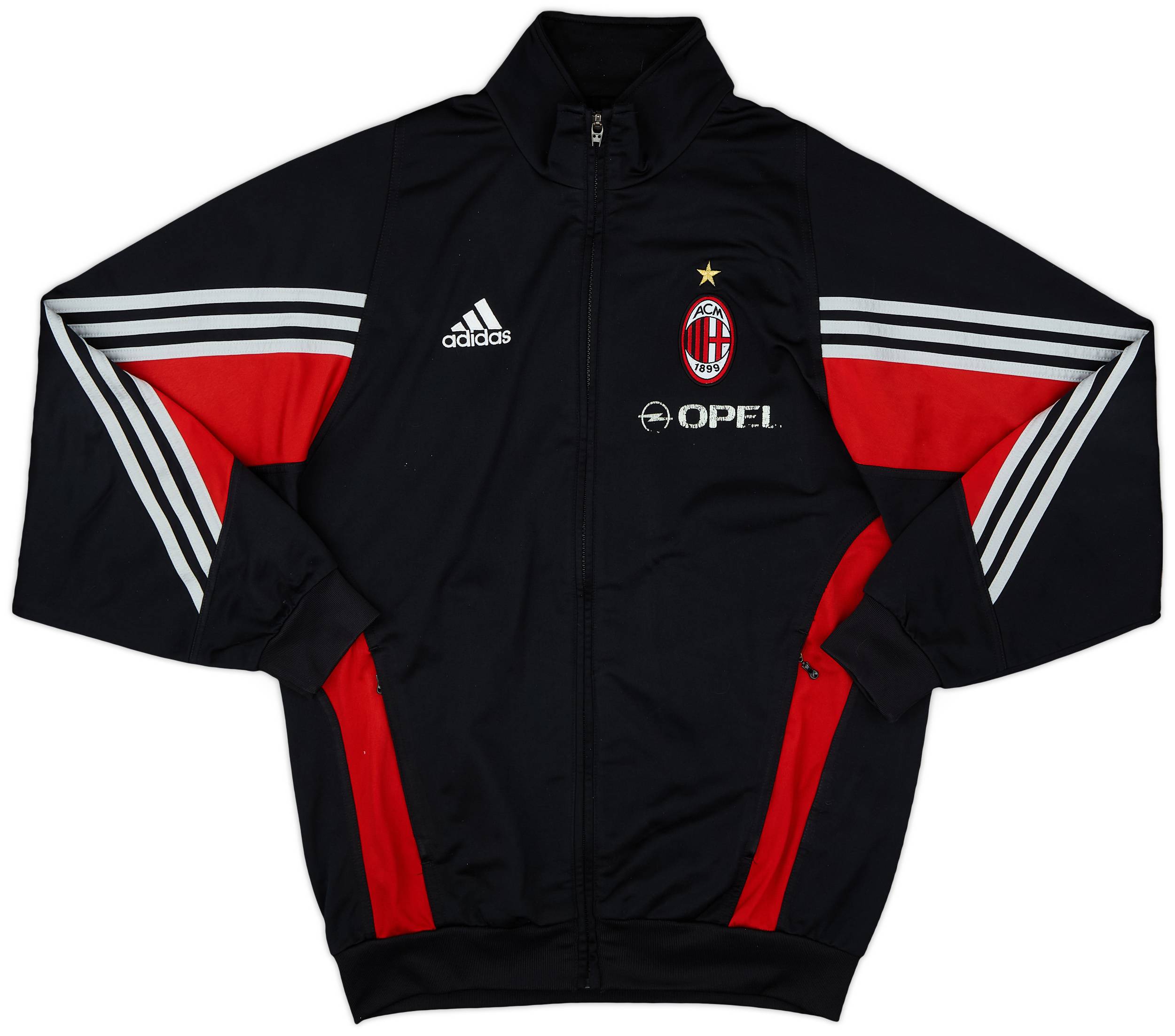 2000-01 AC Milan adidas Track Jacket - 9/10 - (XL.Boys)