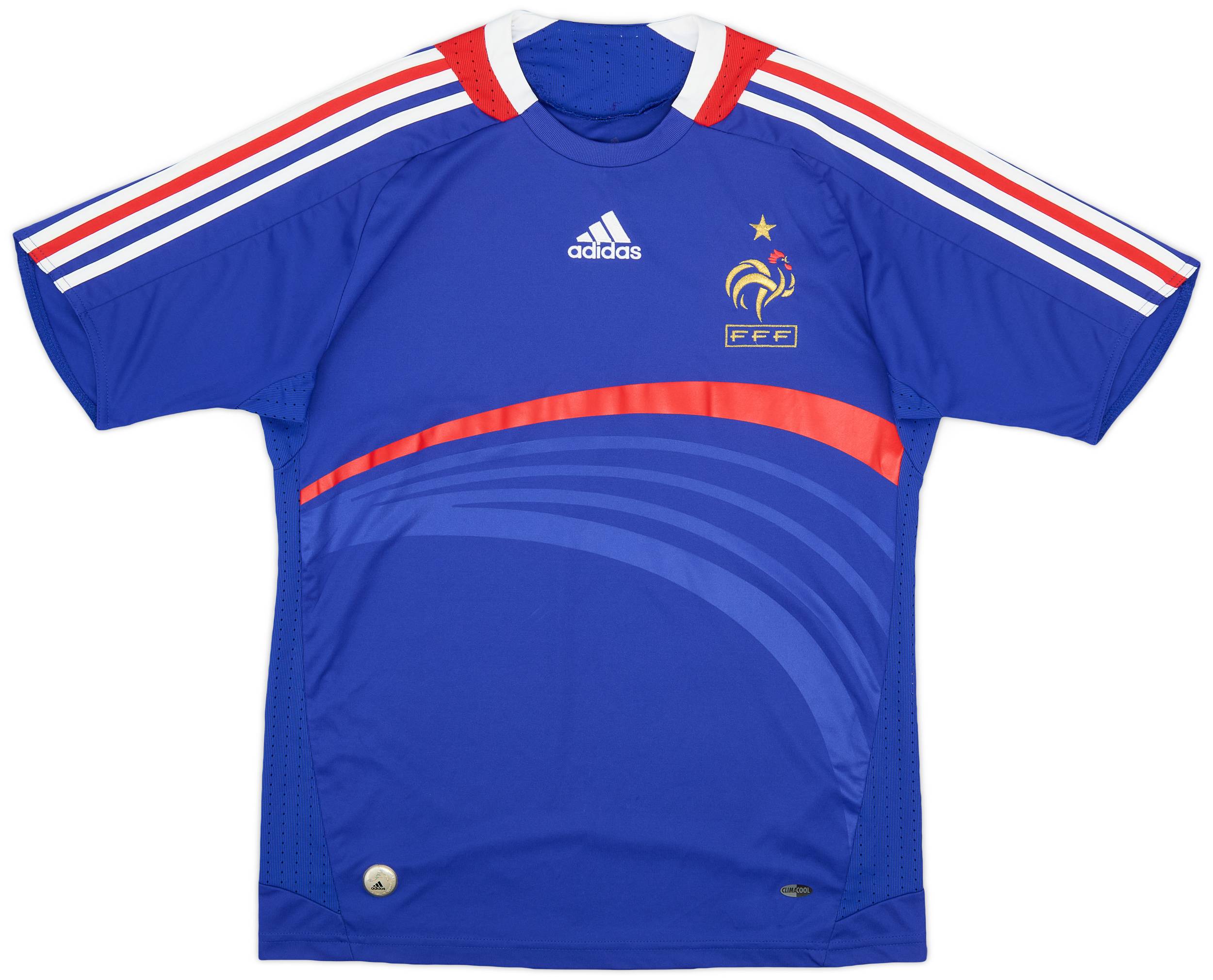 2007-08 France Home Shirt - 9/10 - (XL)