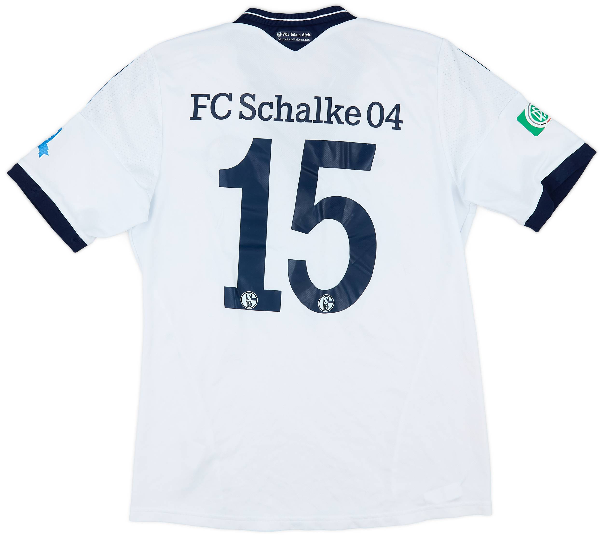 2013-15 Schalke Away Shirt #15 - 8/10 - (M)