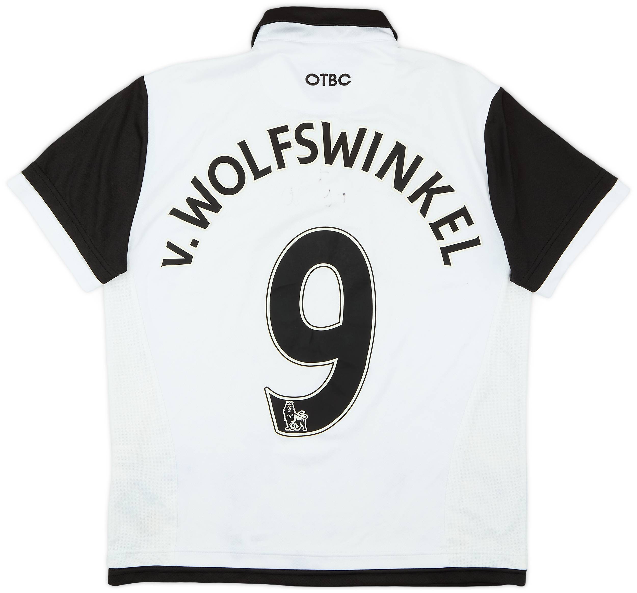 2013-14 Norwich Away Shirt v. Wolfswinkel #9 - 5/10 - (S)