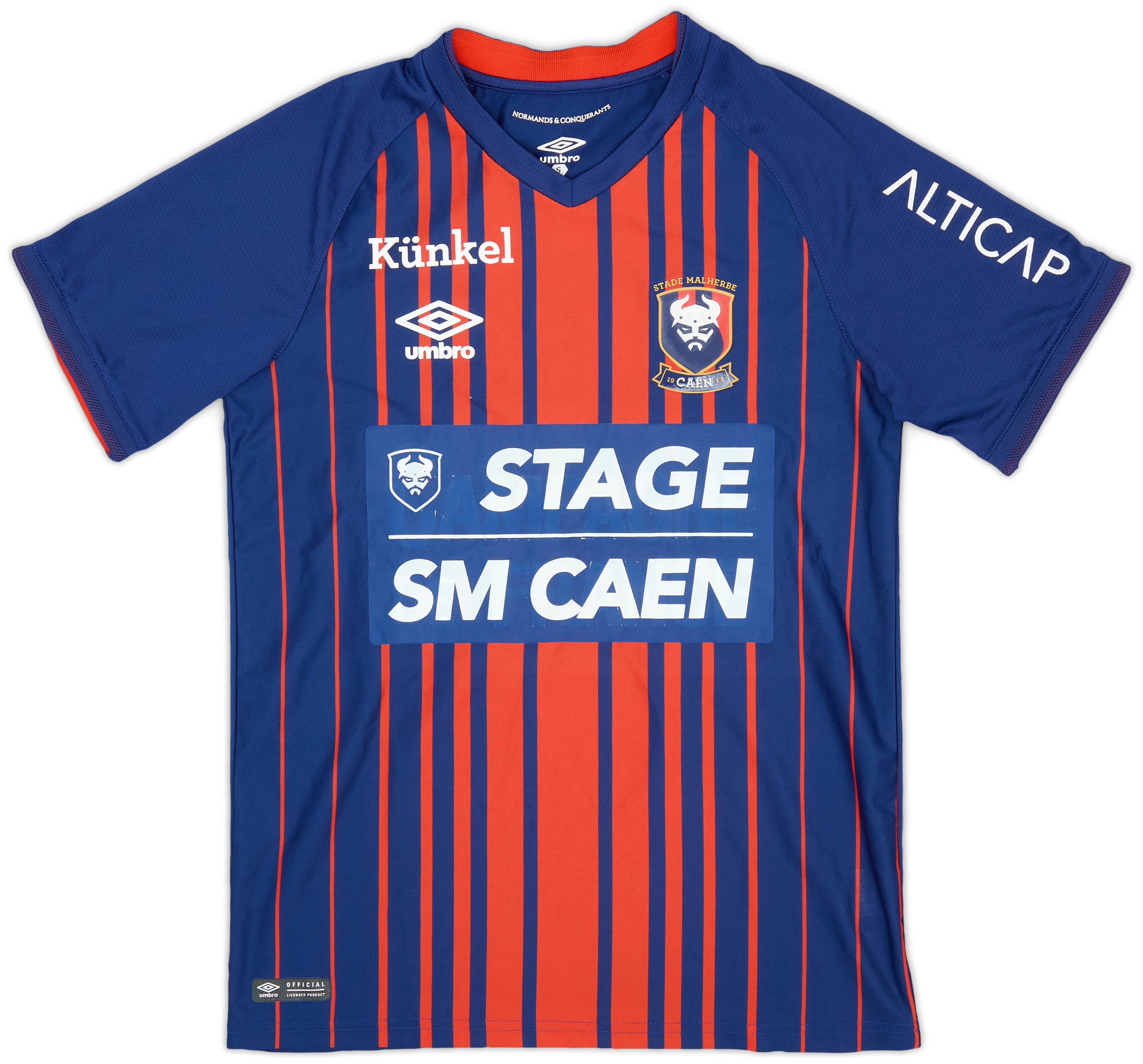 2018-19 Caen Home Shirt - 7/10 - (S)