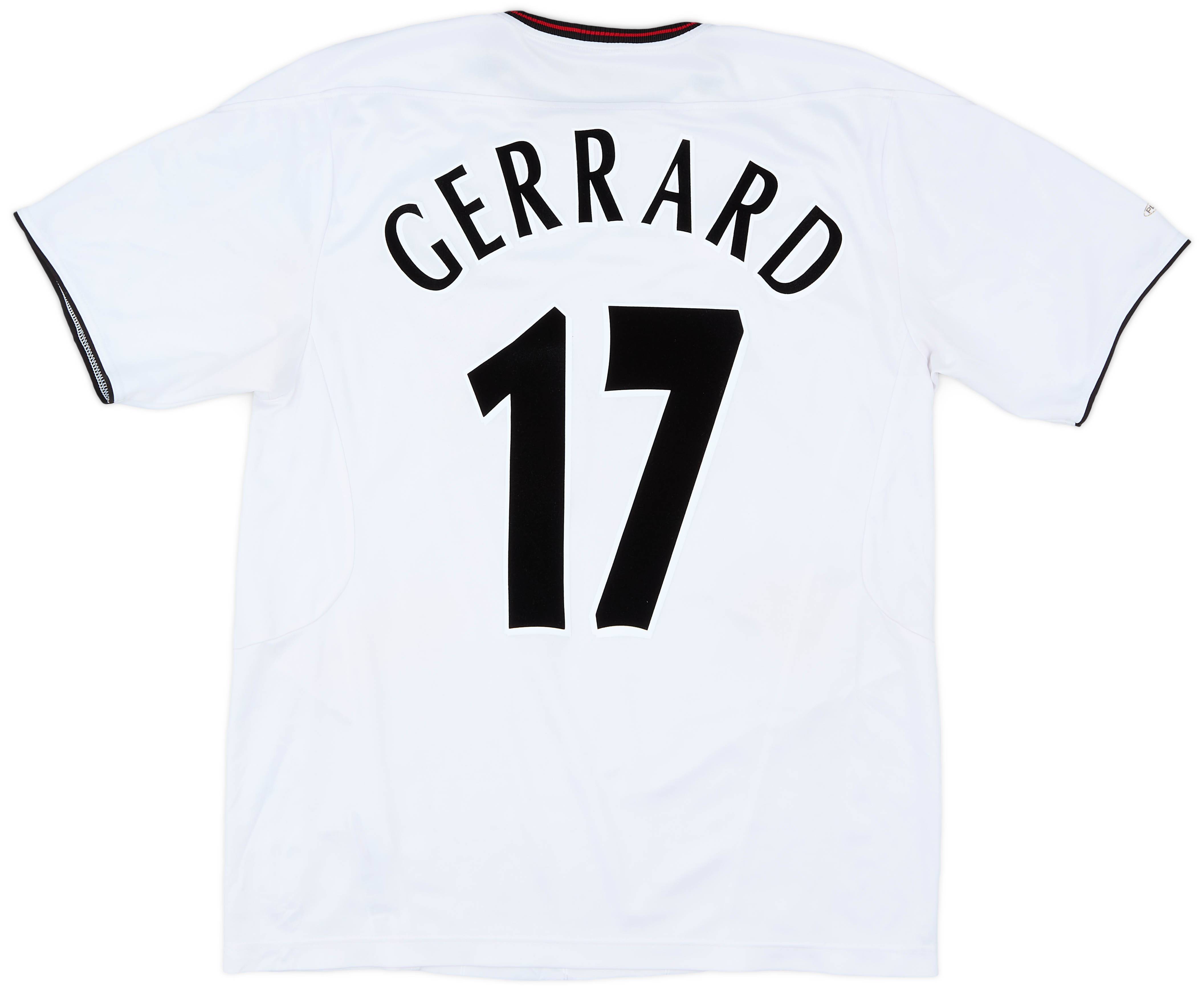 2003-04 Liverpool Away Shirt Gerrard #17 - 7/10 - (L)