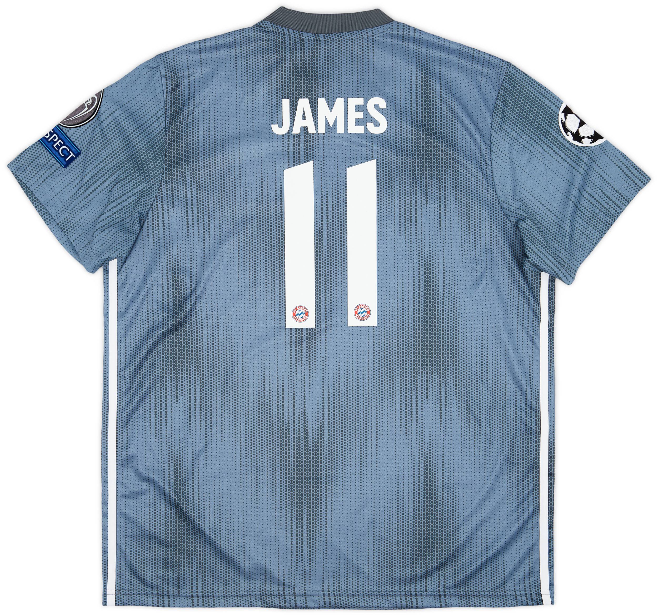 2018-19 Bayern Munich Third Shirt James #11 (XL)