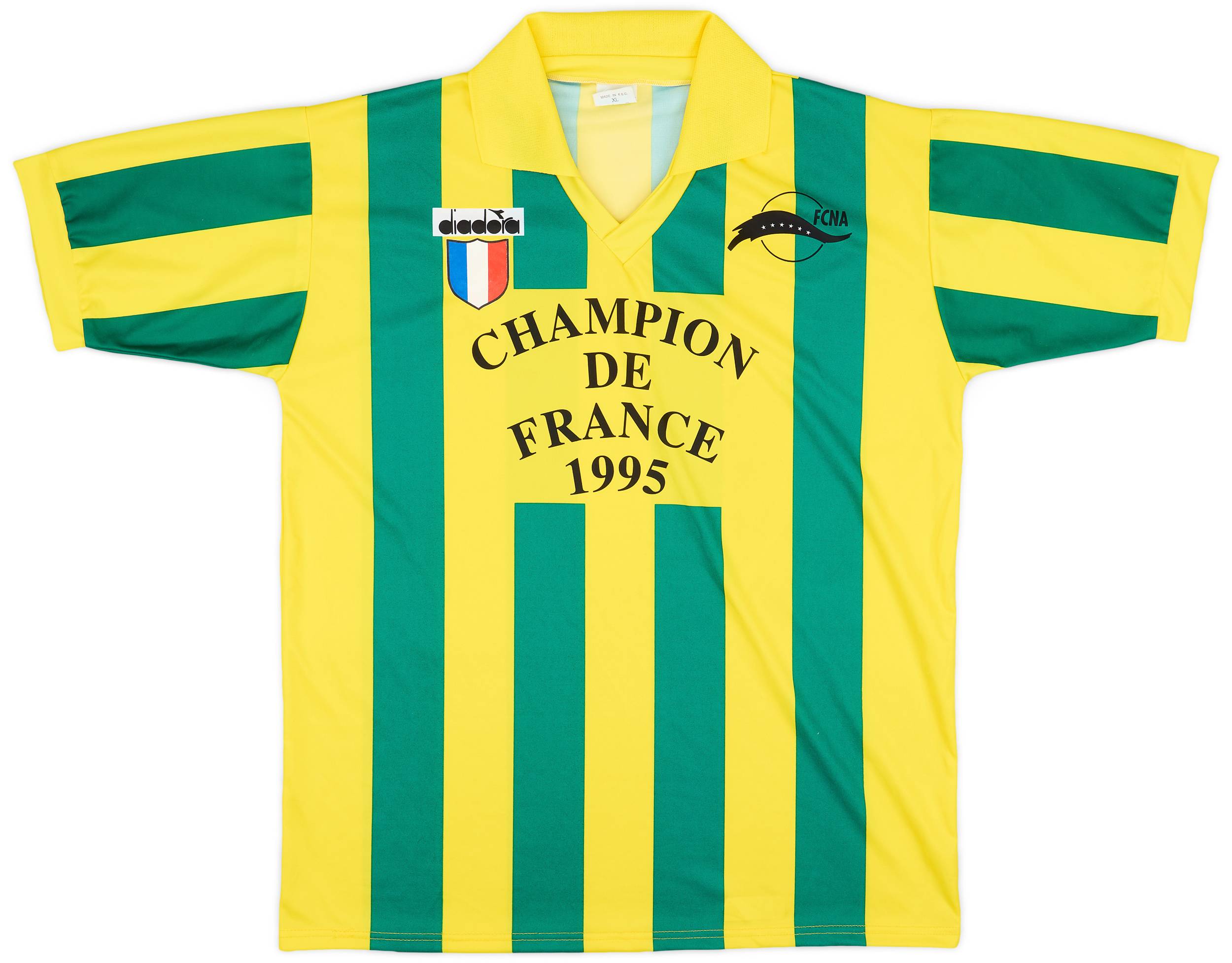 1994-95 Nantes "Champion De France 1995" Home Shirt - 9/10 - (XL)