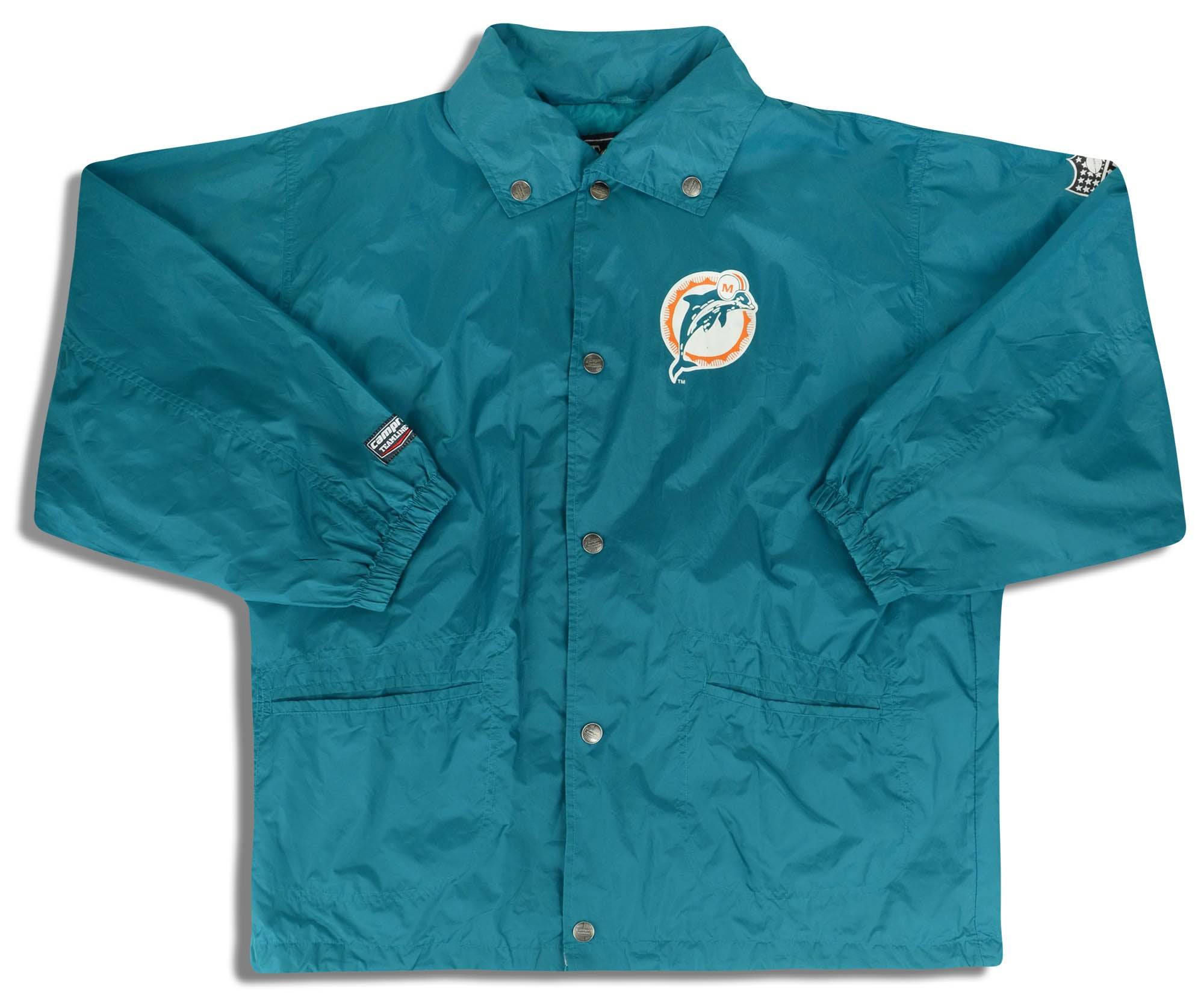 1990s Miami Dolphins Campri Teamline Rain Jacket XL