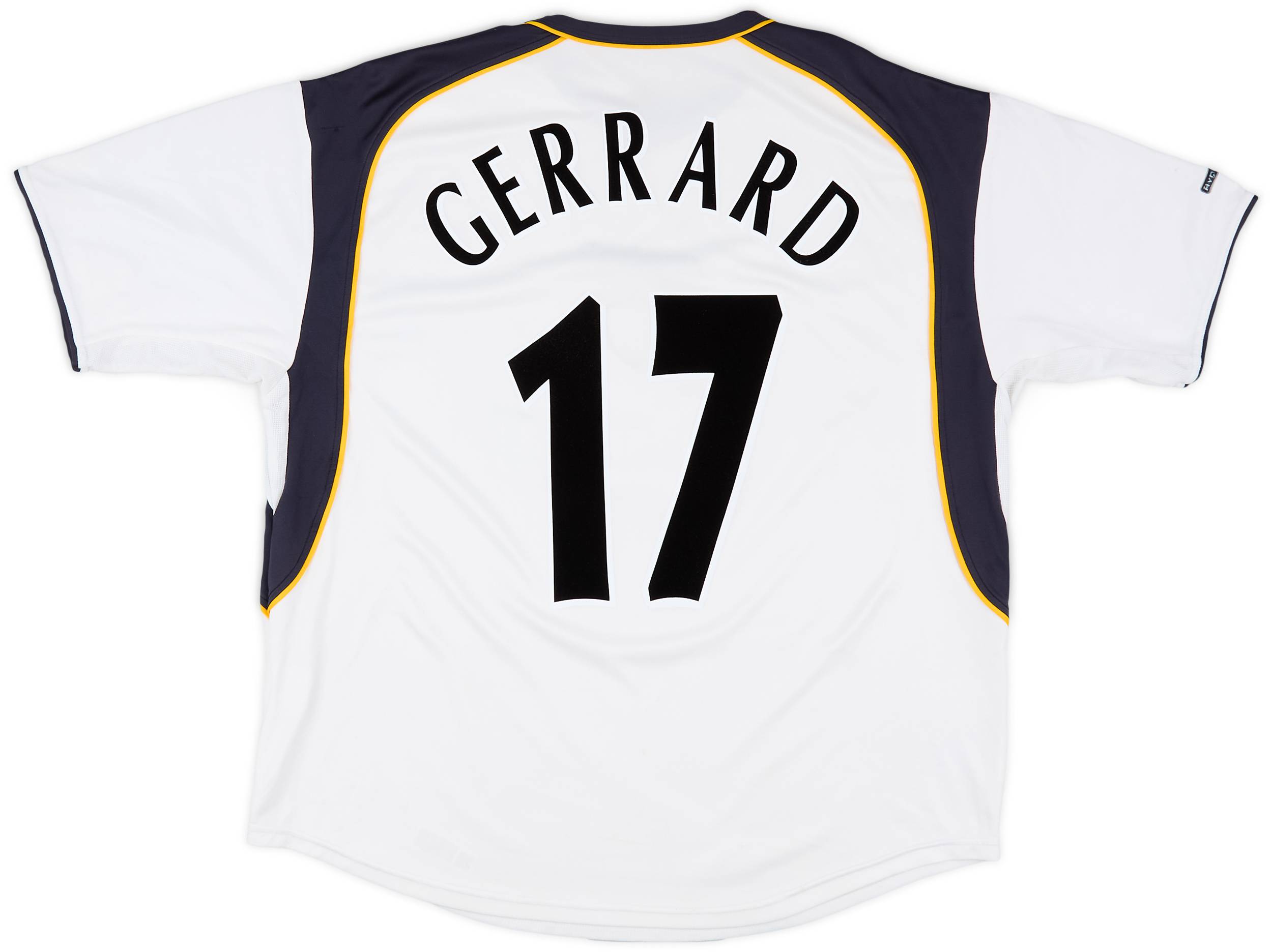 2001-03 Liverpool Away Shirt Gerrard #17 - 7/10 - (XL)