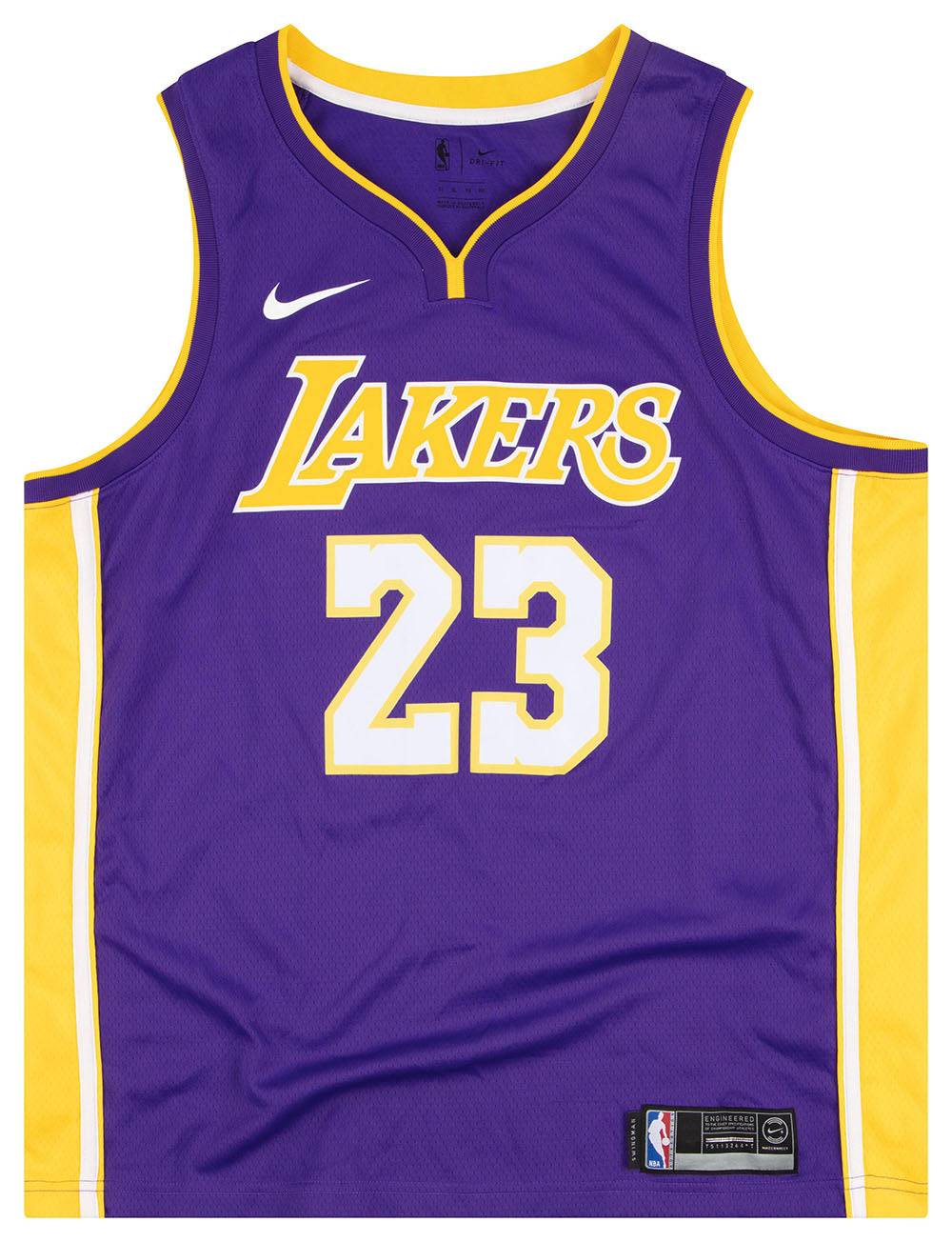 2017-18 LA Lakers James #23 Nike Swingman Jersey (Alternate) XL