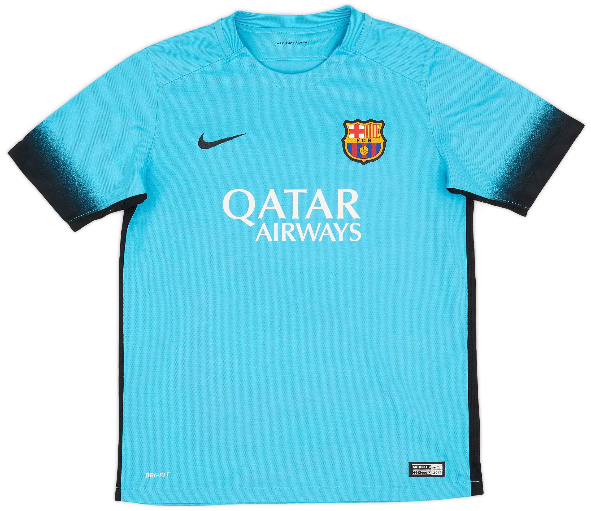 2015-16 Barcelona Third Shirt - 8/10 - (XL.Boys)