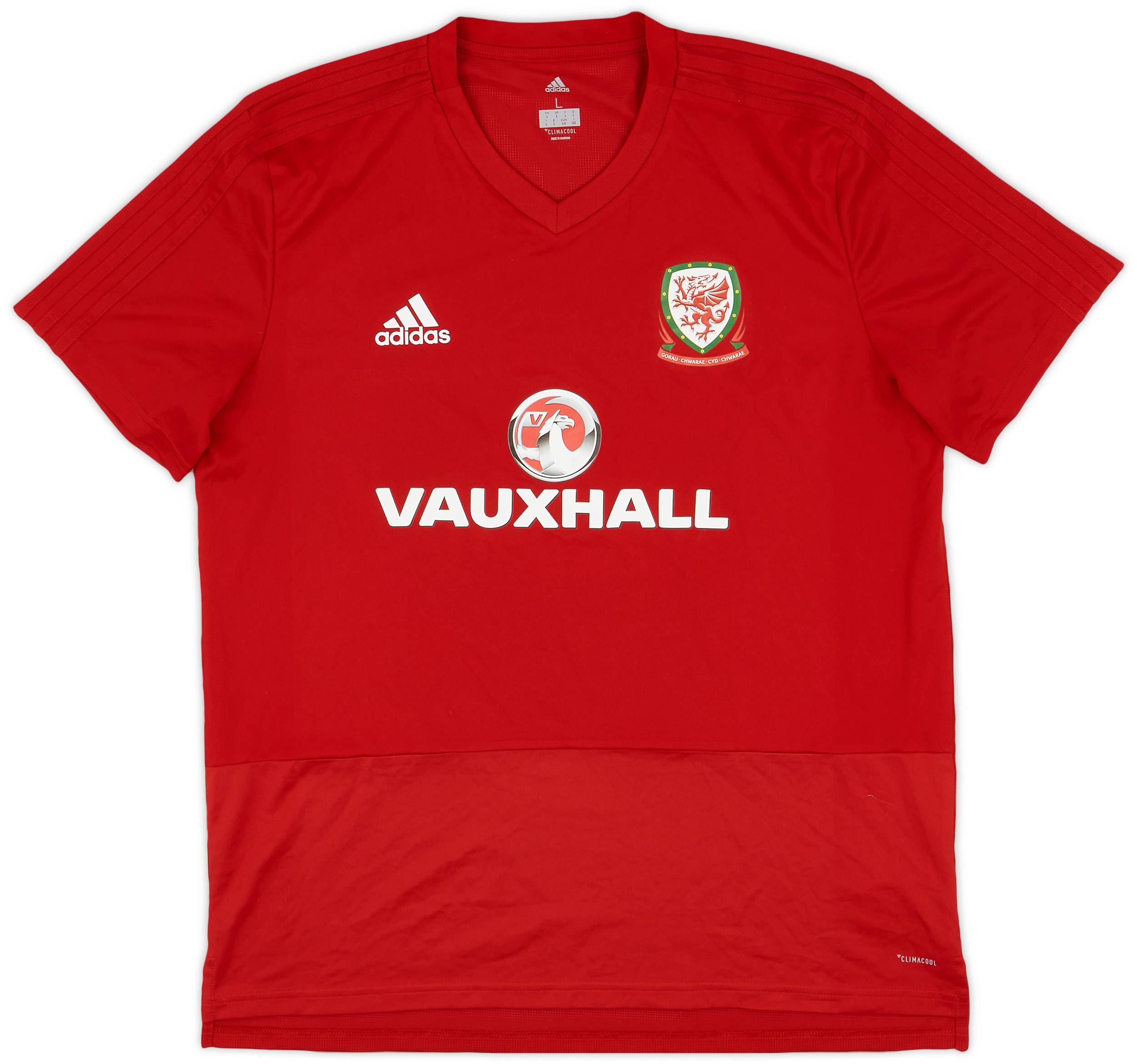 2017-18 Wales adidas Training Shirt - 10/10 - (L)