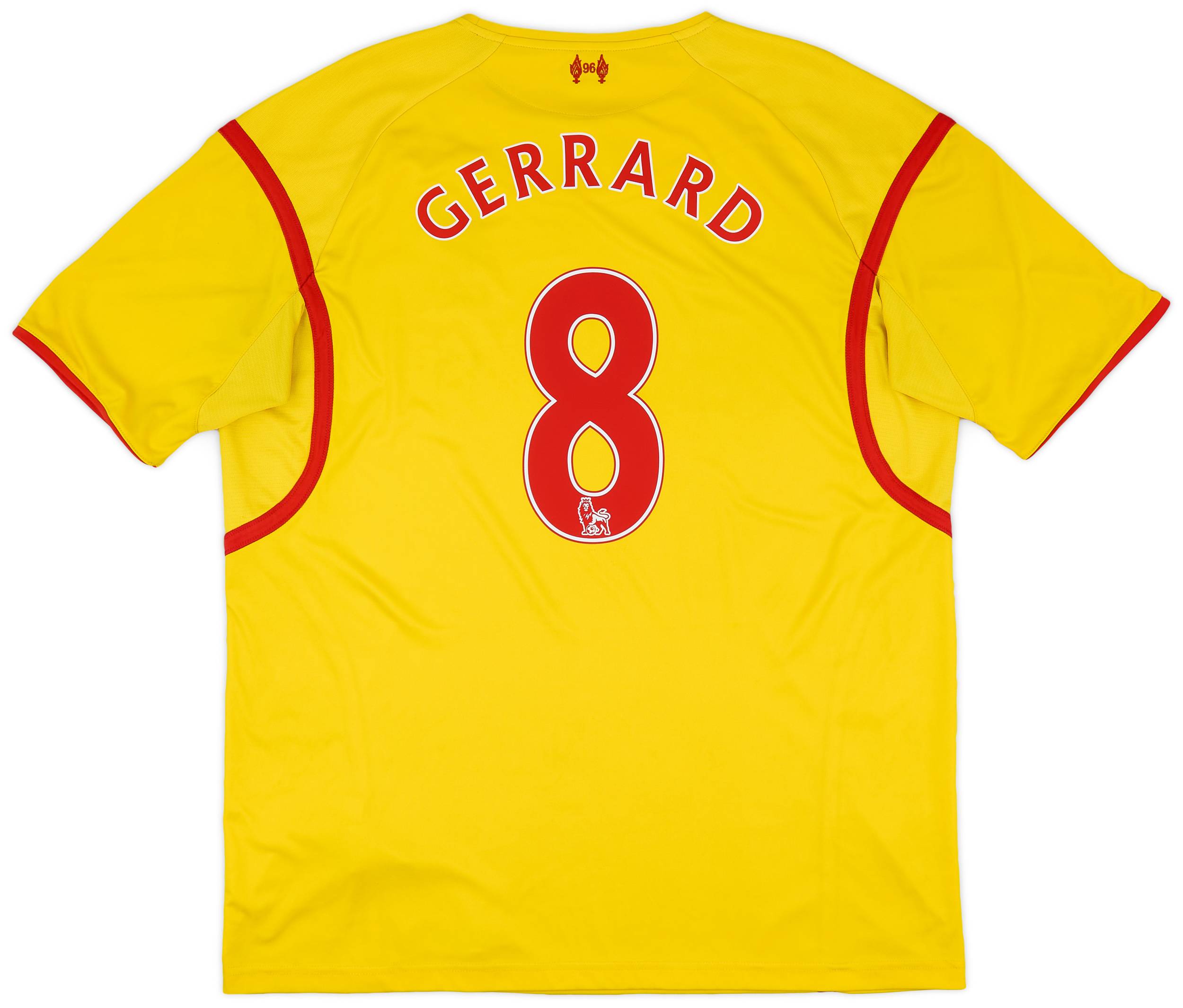 2014-15 Liverpool Away Shirt Gerrard #8 - 6/10 - (XXL)