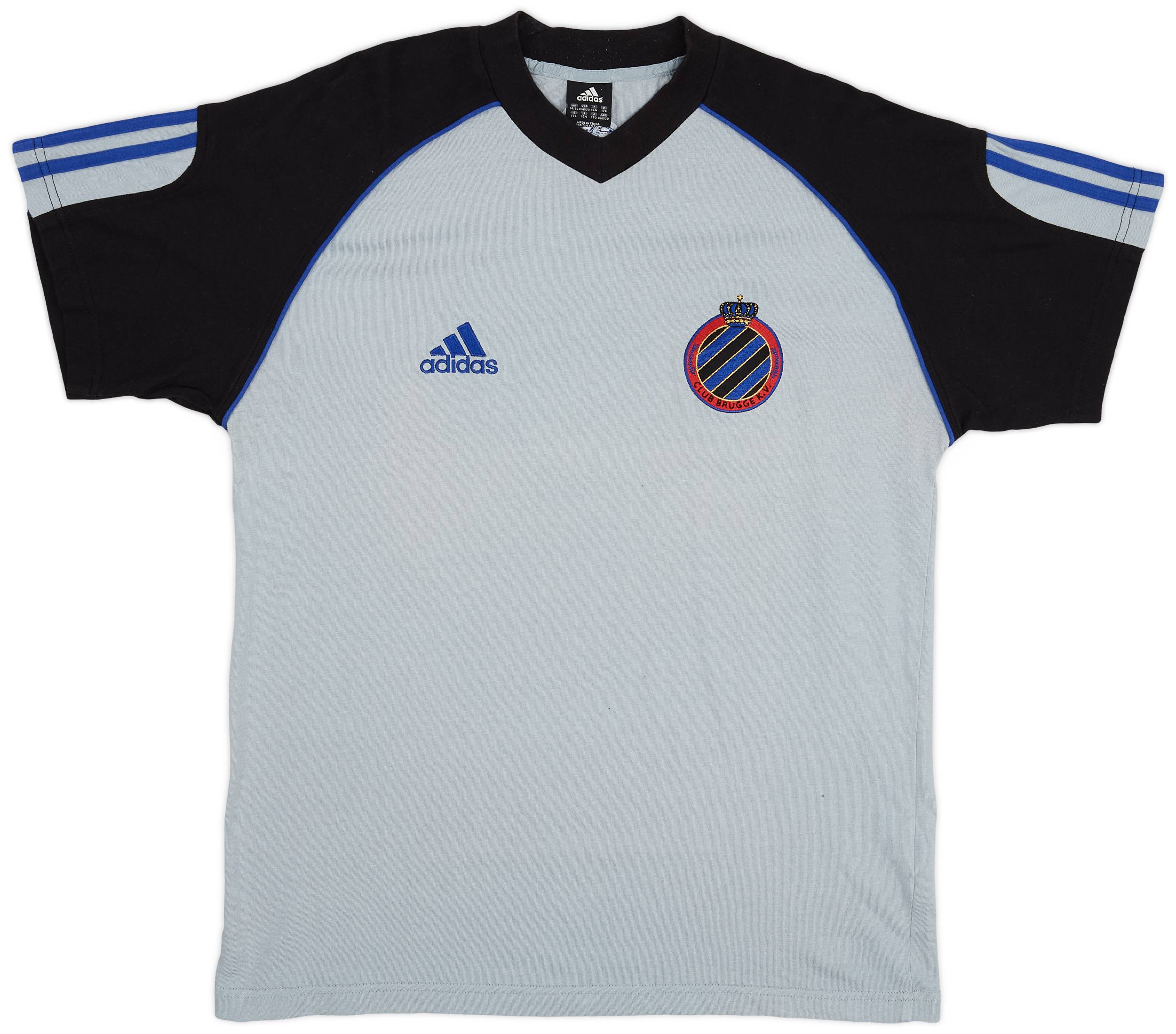 2002-03 Club Brugge adidas Cotton Tee - 8/10 - (XL.Boys)