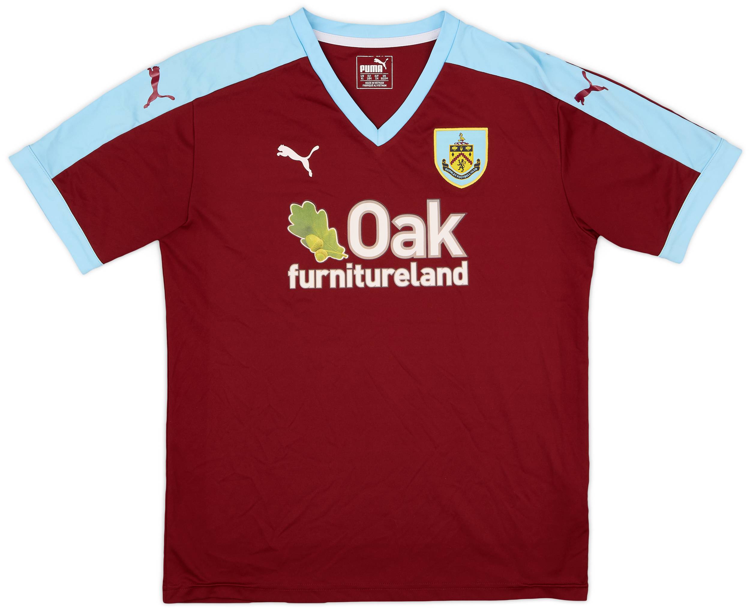2015-16 Burnley Home Shirt - 8/10 - (XL.Boys)