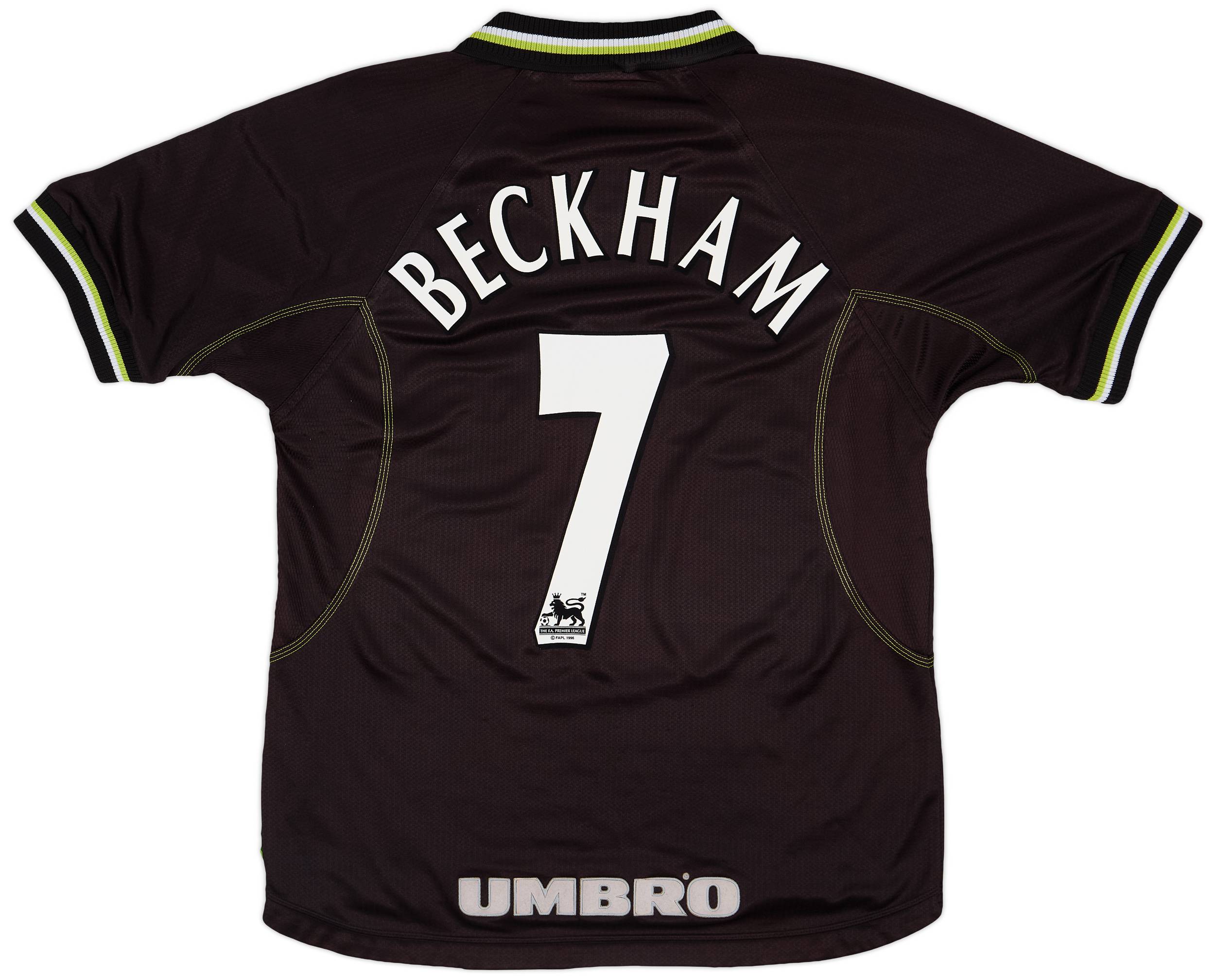 1998-99 Manchester United Third Shirt Beckham #7 - 7/10 - (M)