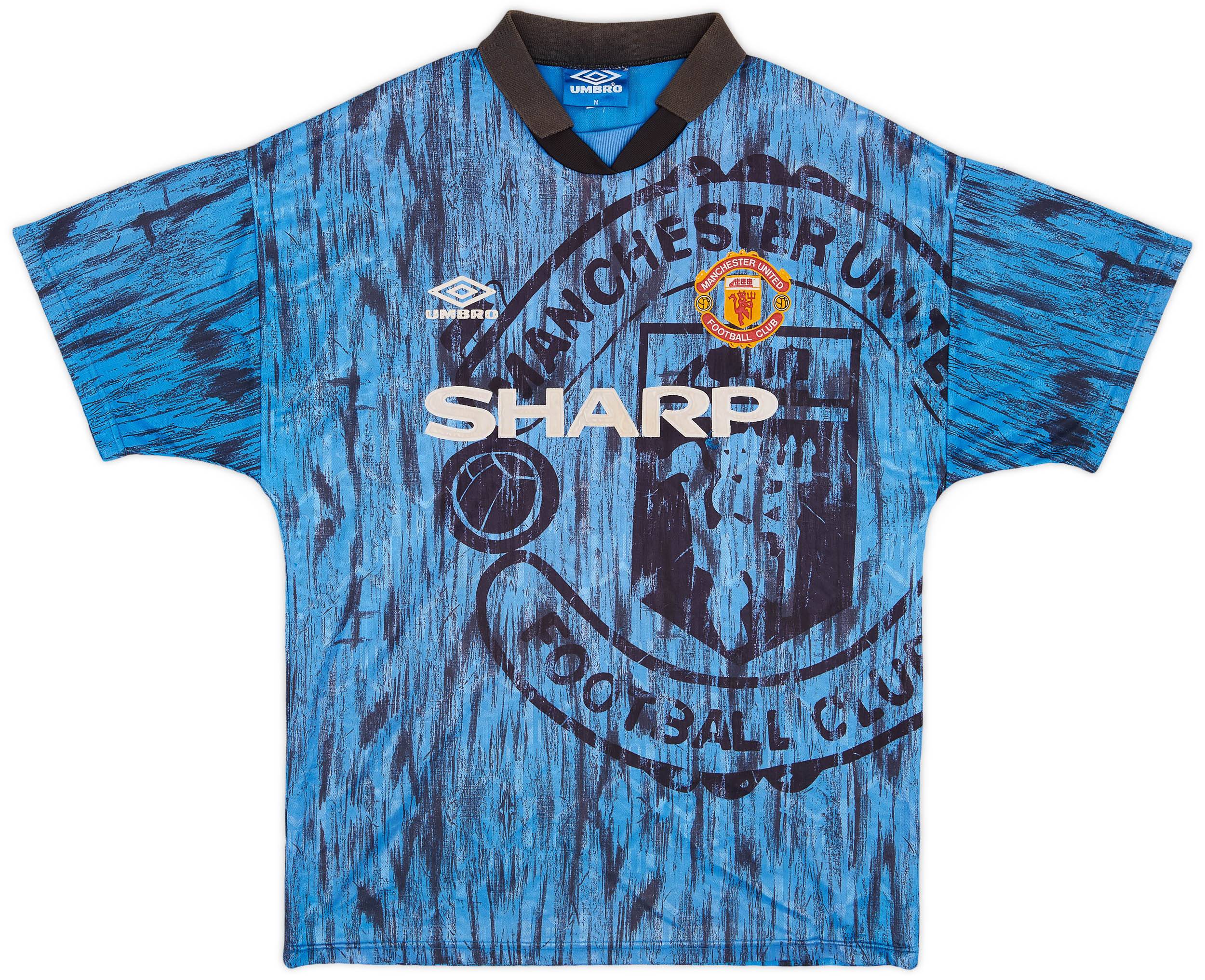 1992-93 Manchester United Away Shirt - 4/10 - (M)