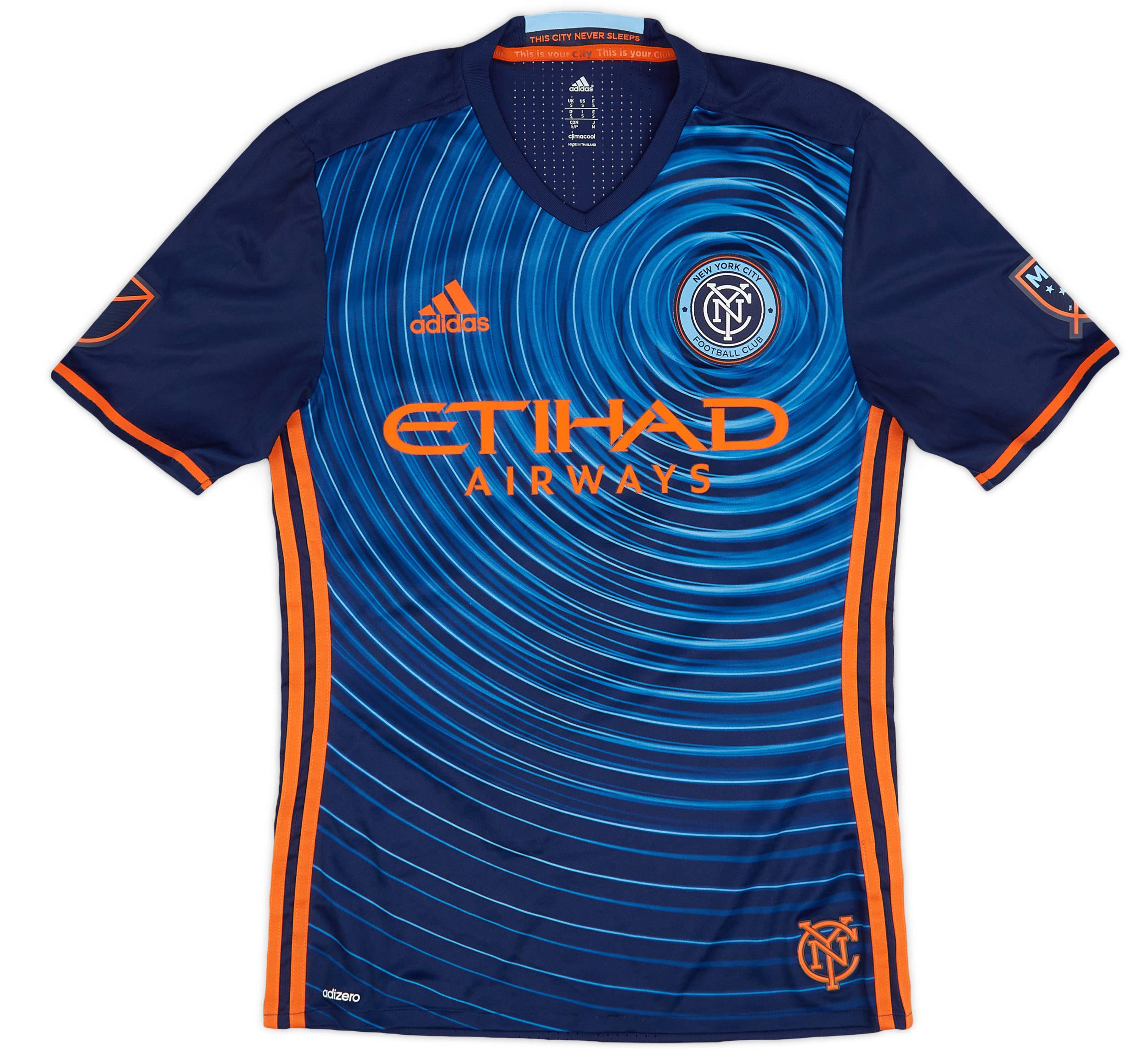 2016-17 New York City Authentic Away Shirt - 9/10 - (S)