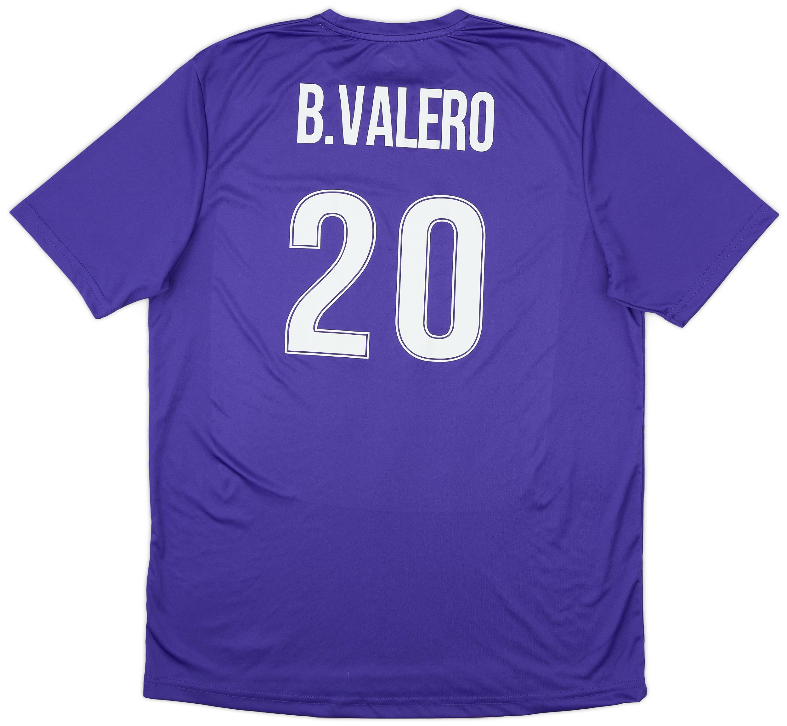 2012 13 Fiorentina Joma Training Shirt B. Valero 20 9 10 M