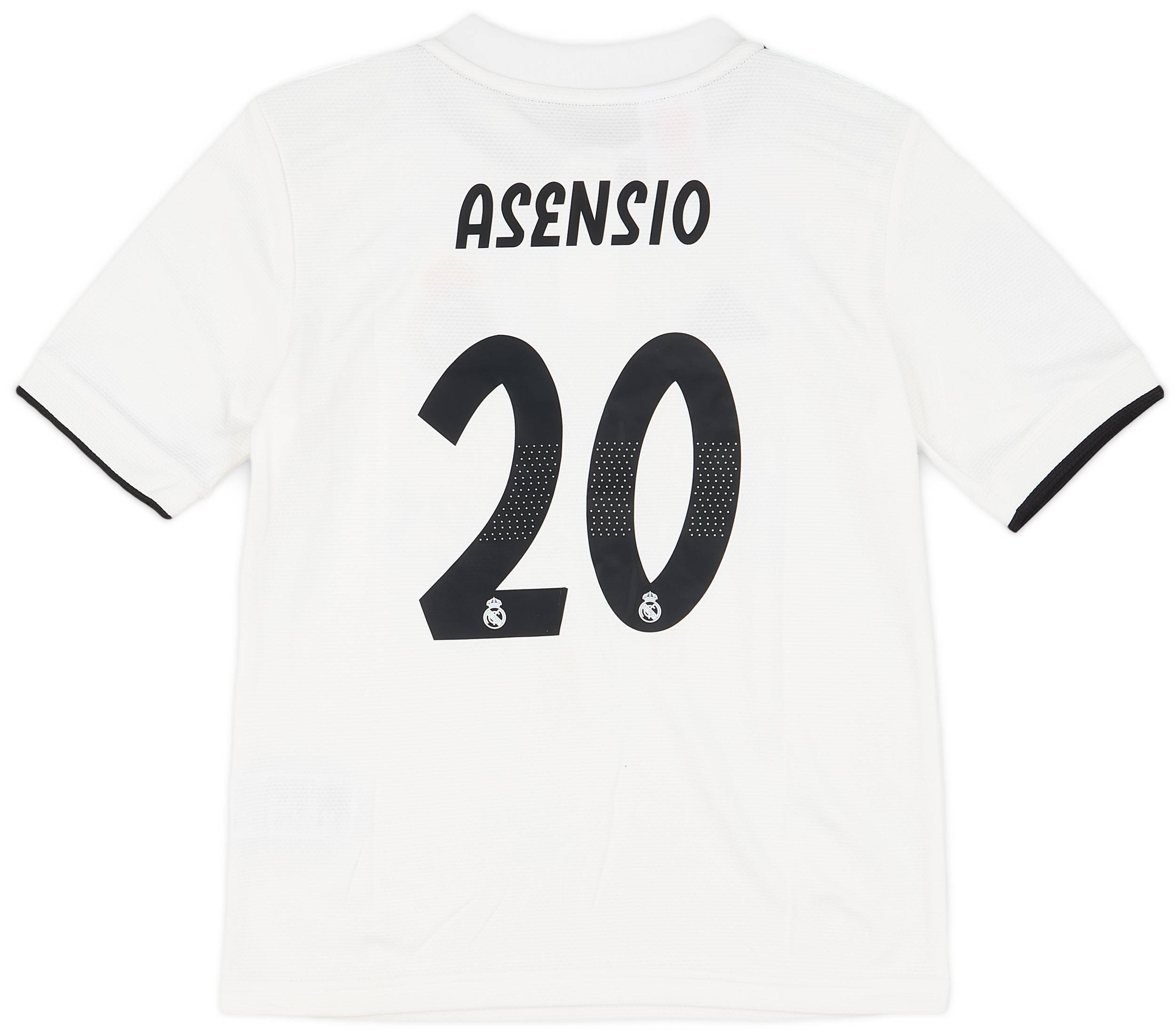 2018-19 Real Madrid Home Shirt Asensio #20 - 9/10 - (M.Boys)