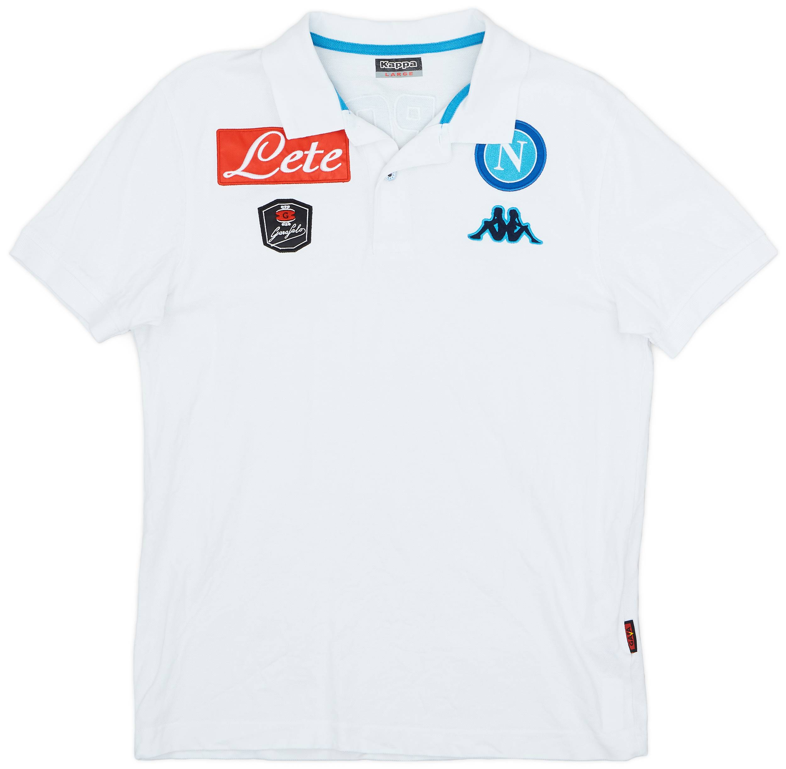 2015-16 Napoli Kappa Polo Shirt - 8/10 - (L)