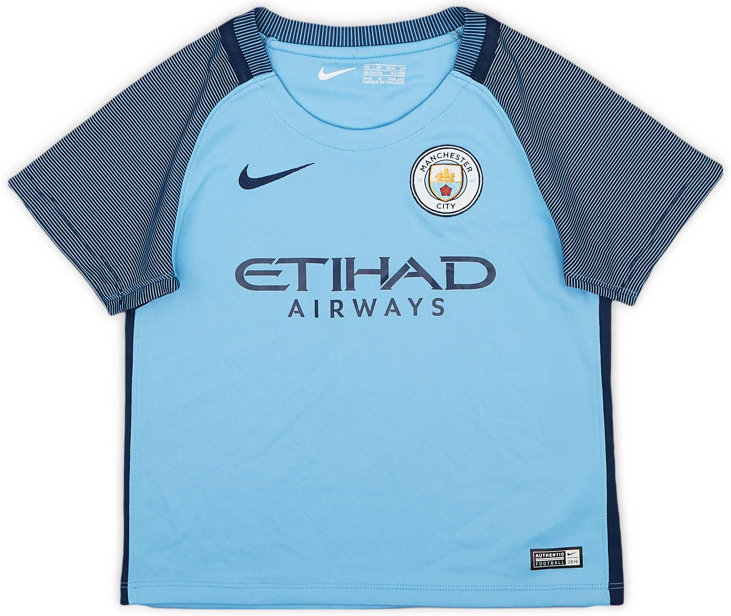 2016-17 Manchester City Home Shirt - 9/10 - (3-4 Years)