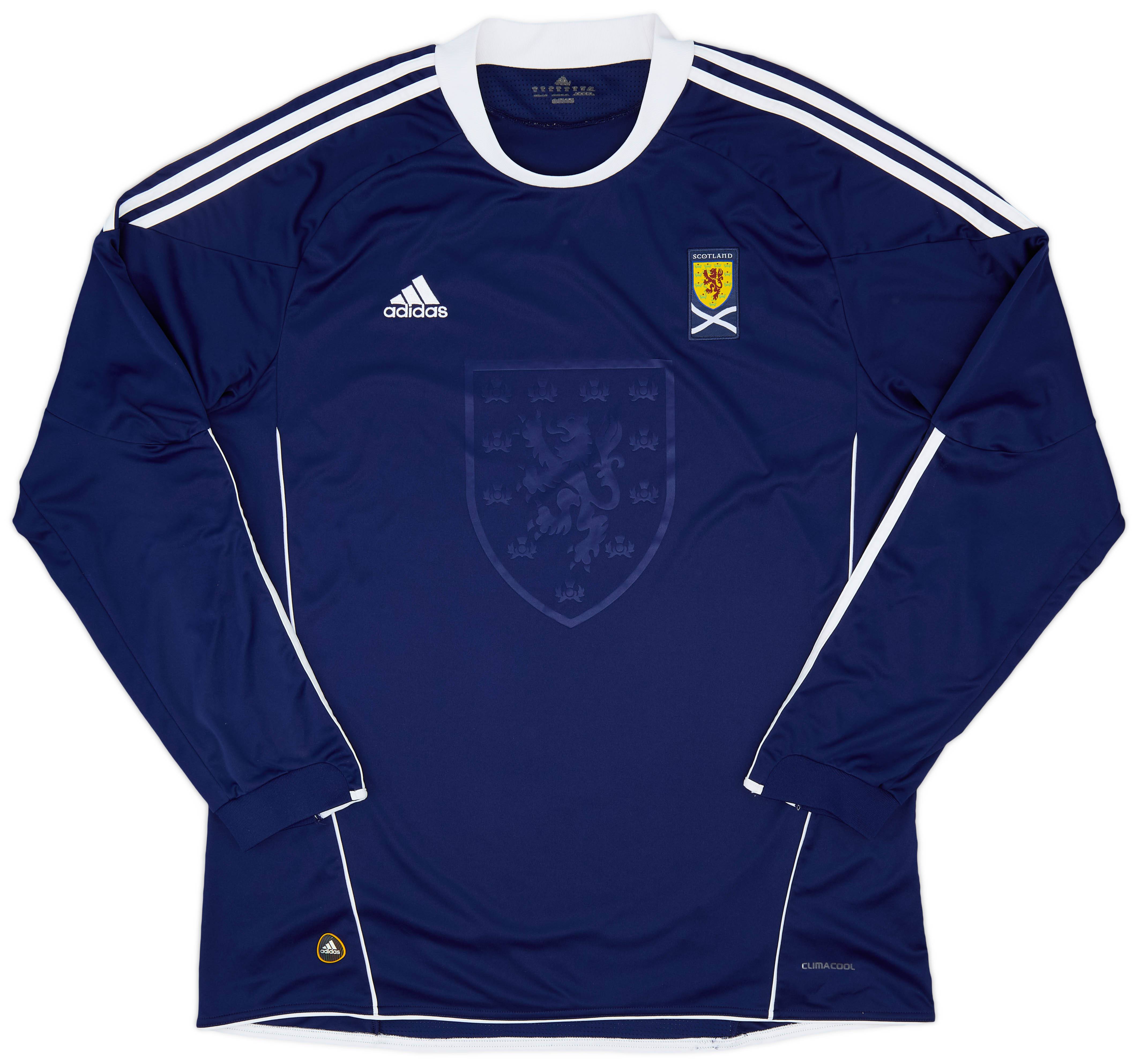 2010-11 Scotland Home L/S Shirt - 8/10 - (XXL)