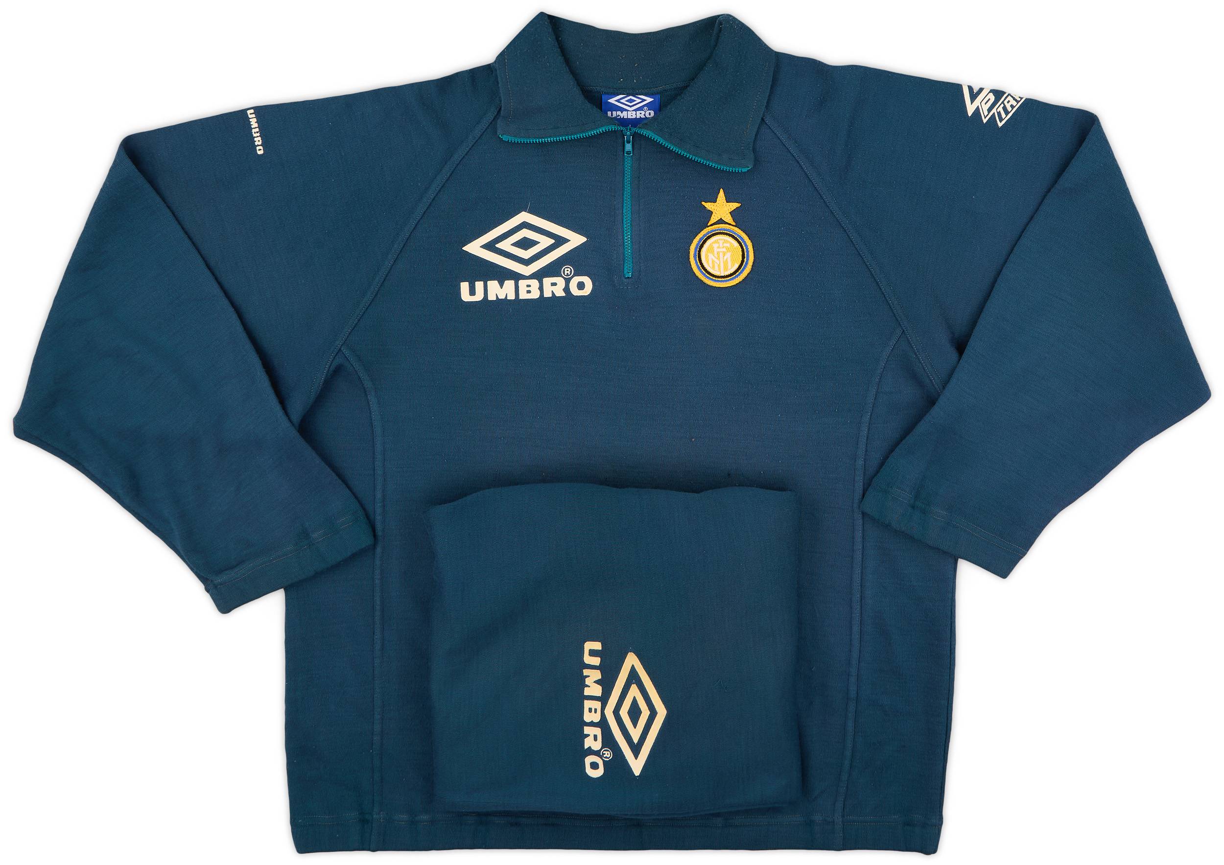 驚きの価格 1995-96 (L) - 8/10 - Tracksuit Full Umbro Milan Inter トップス