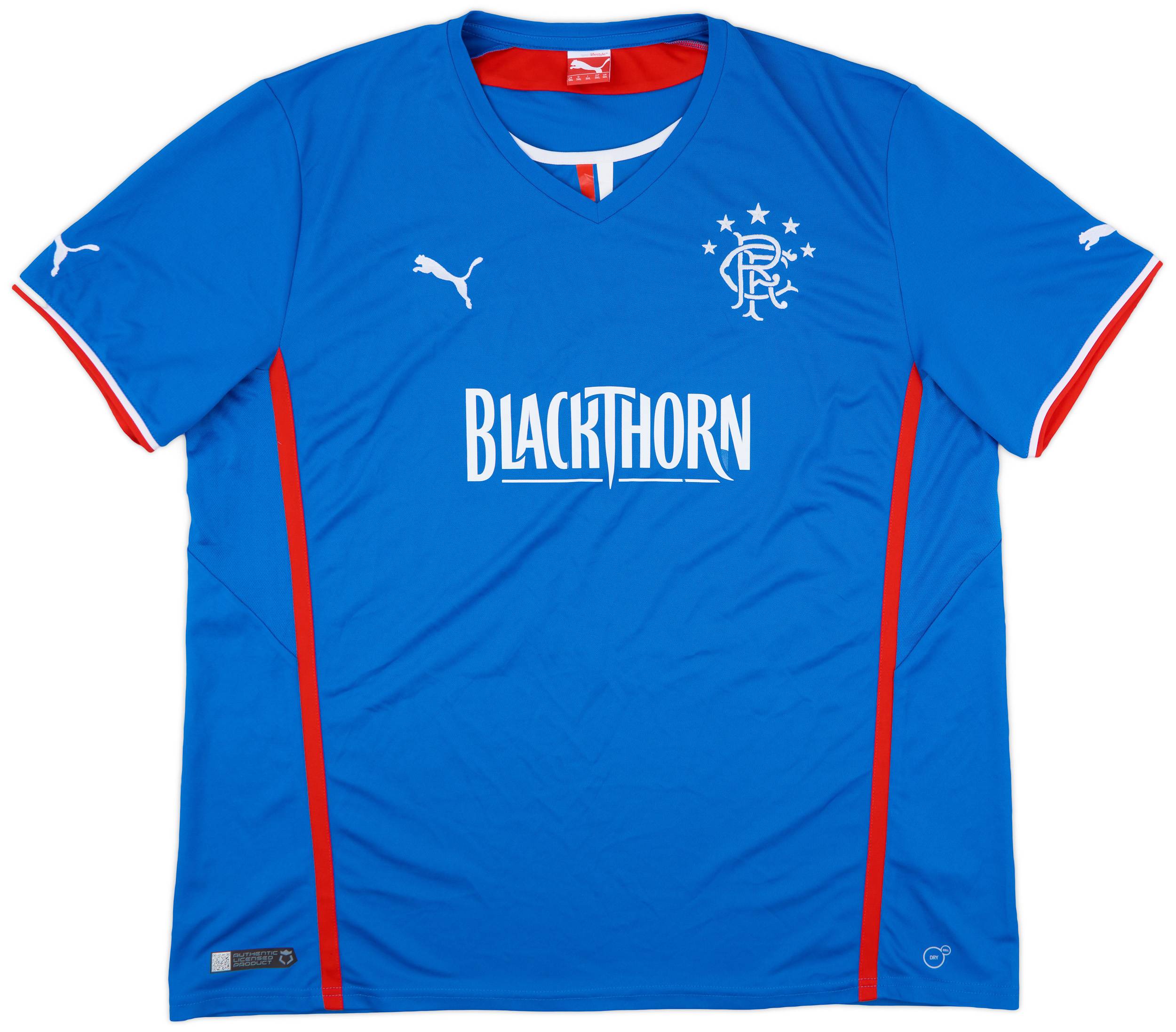 2013-14 Rangers Home Shirt - 7/10 - (3XL)