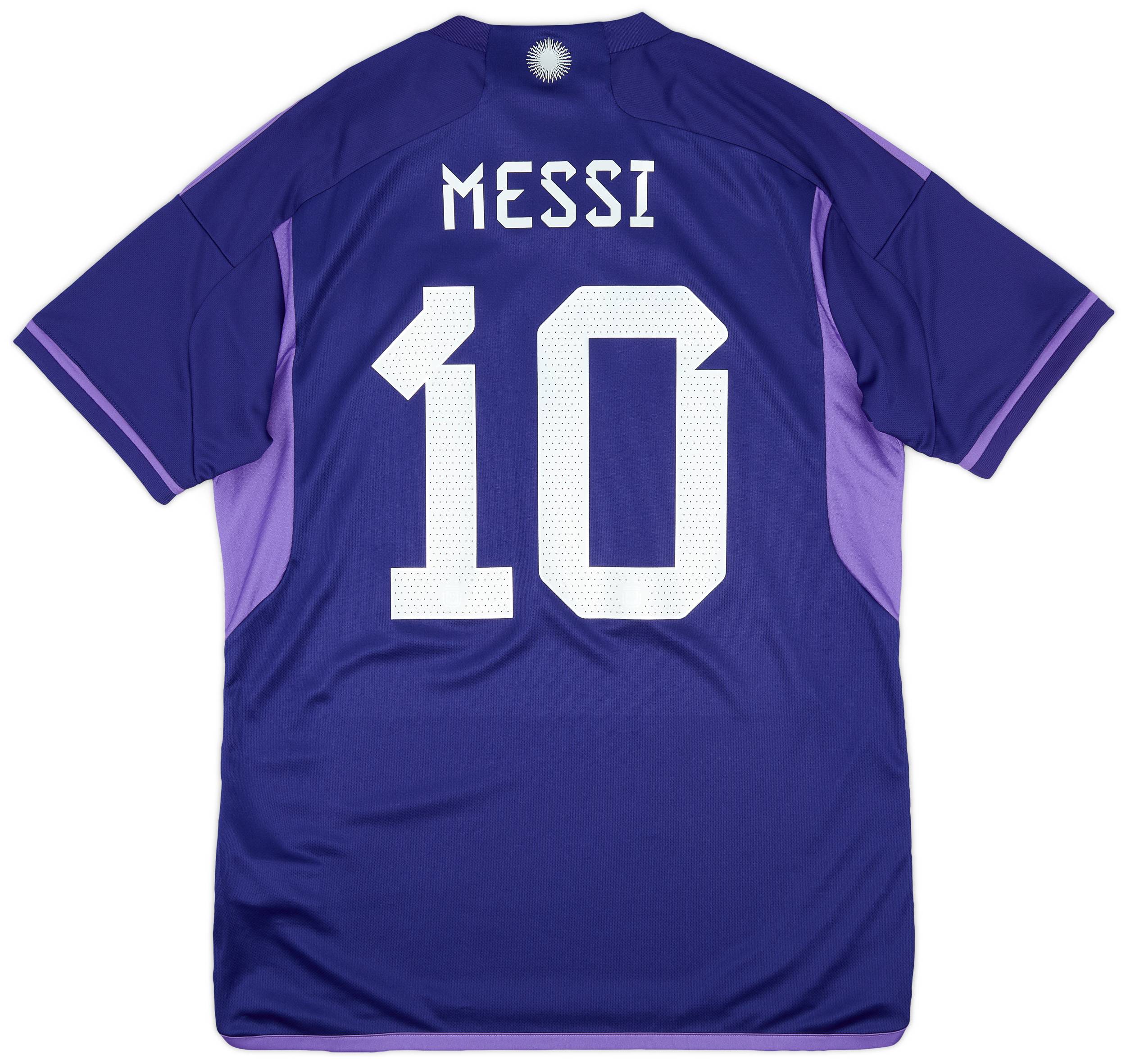 2022 23 Argentina Away Shirt Messi 10
