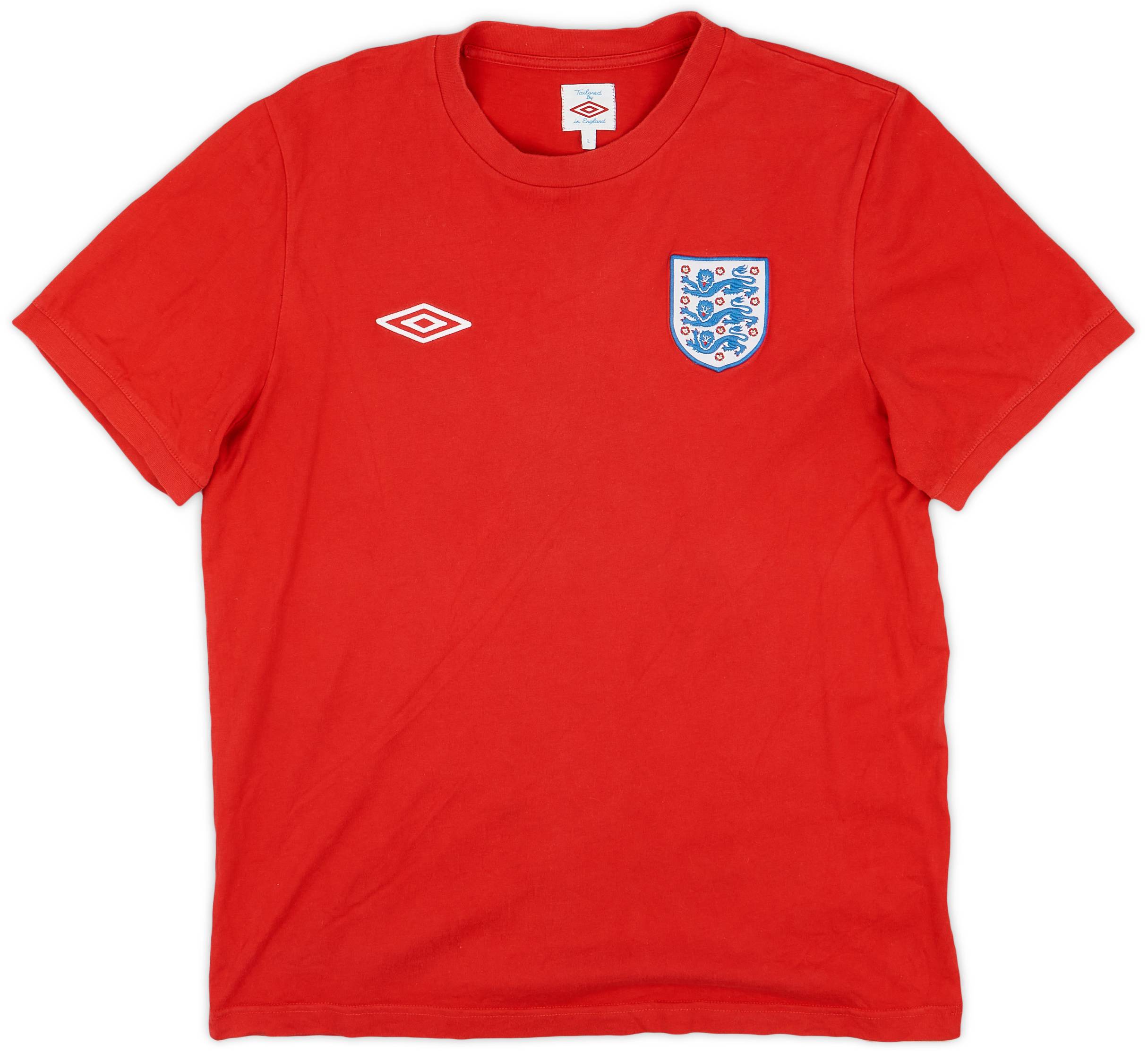 2010-11 England Umbro Training Shirt - 8/10 - (L)