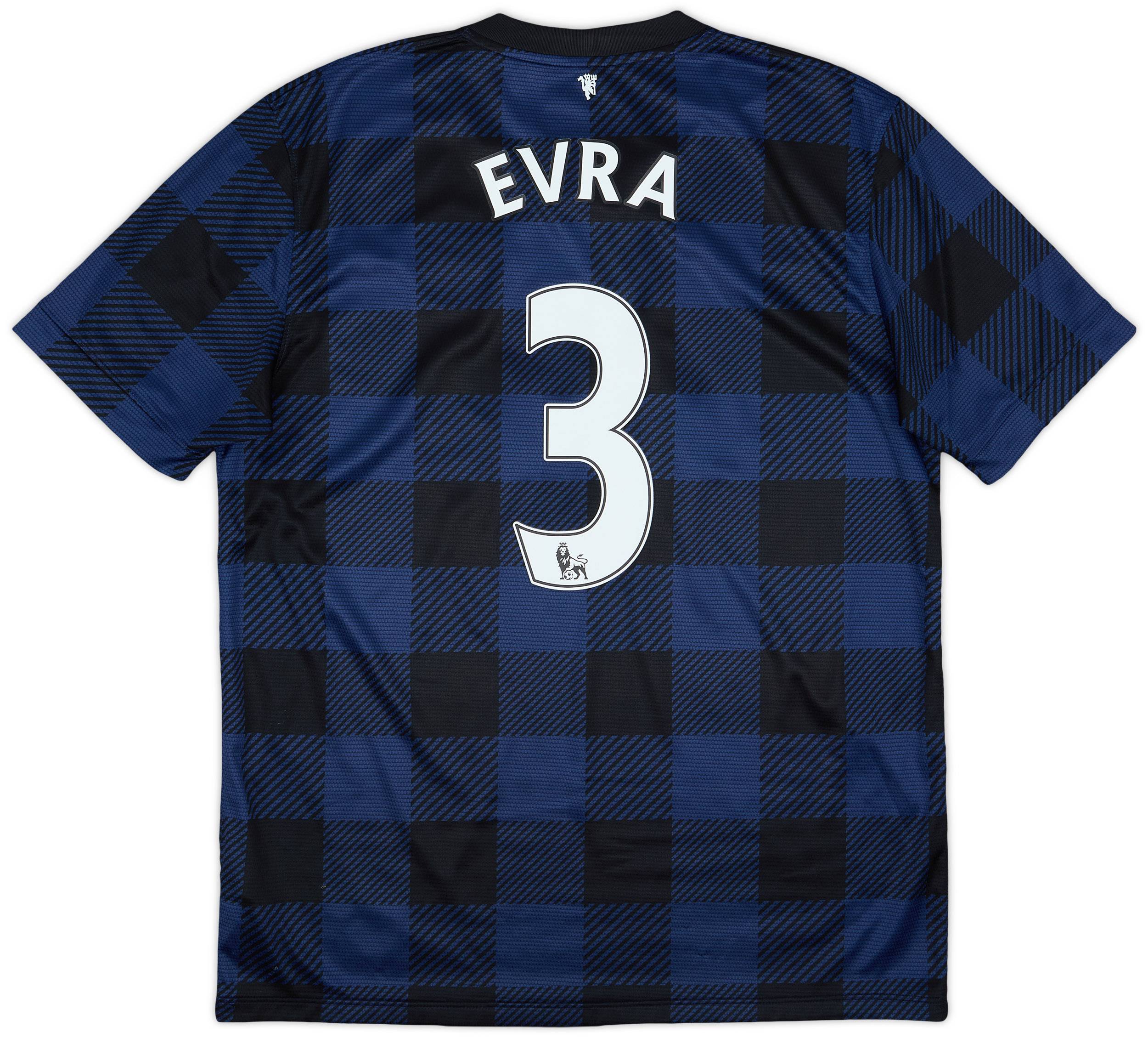 2013-14 Manchester United Away Shirt Evra #3 - 9/10 - (L)